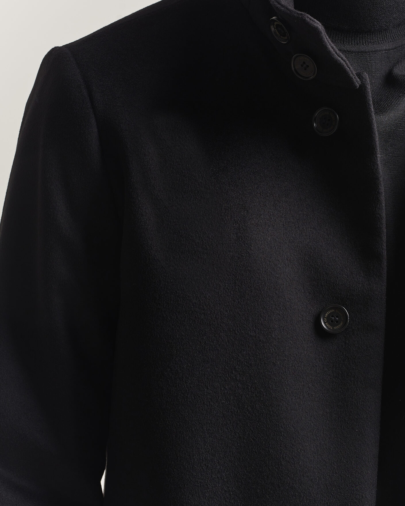 Mies | Takit | Tiger of Sweden | Aleric Wool/Cashmere Coat Black
