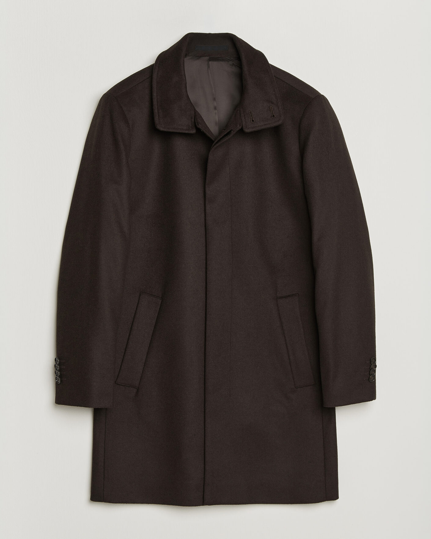 Mies | Takit | Tiger of Sweden | Aleric Wool/Cashmere Coat Espresso