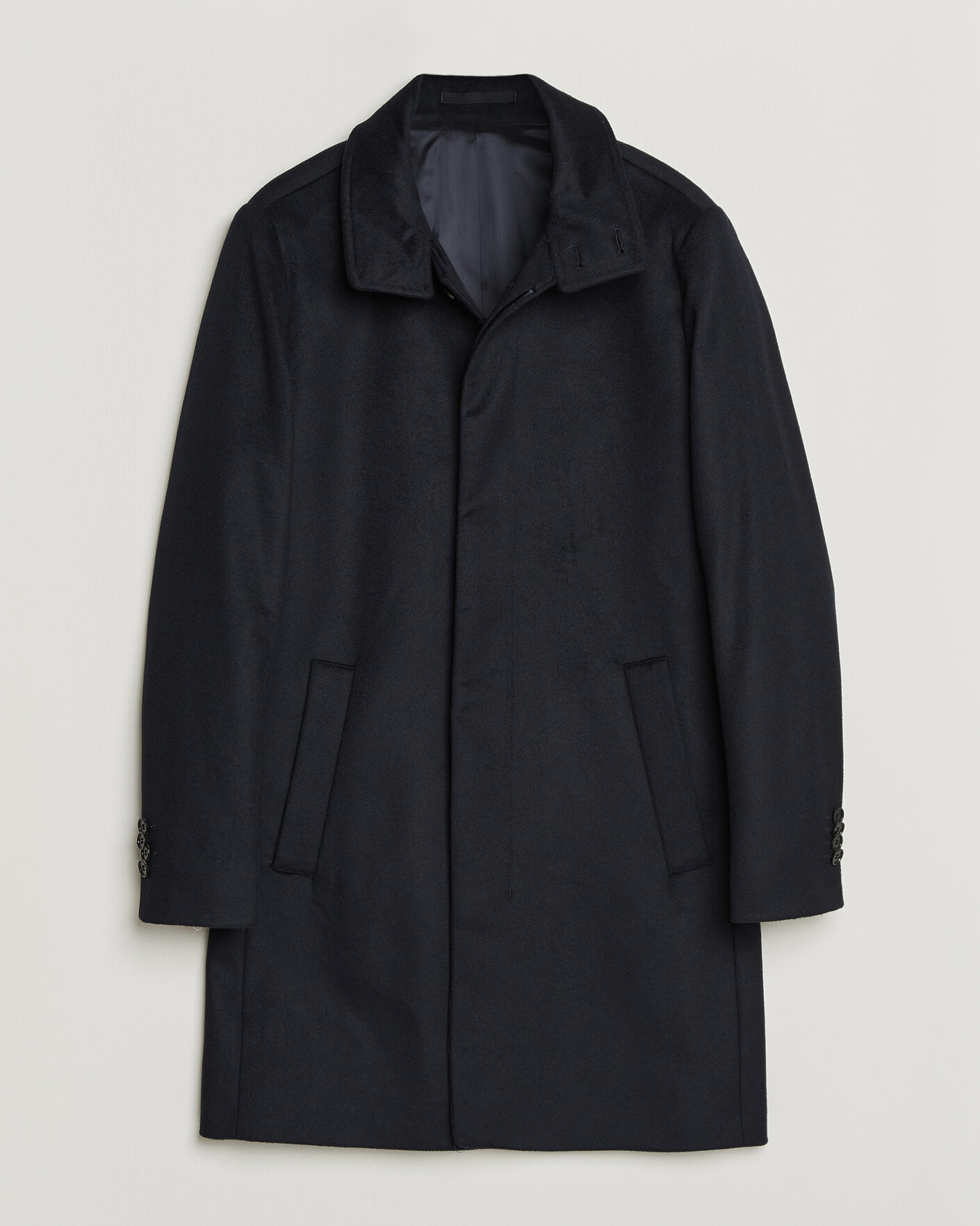Mies | Takit | Tiger of Sweden | Aleric Wool/Cashmere Coat Light Ink