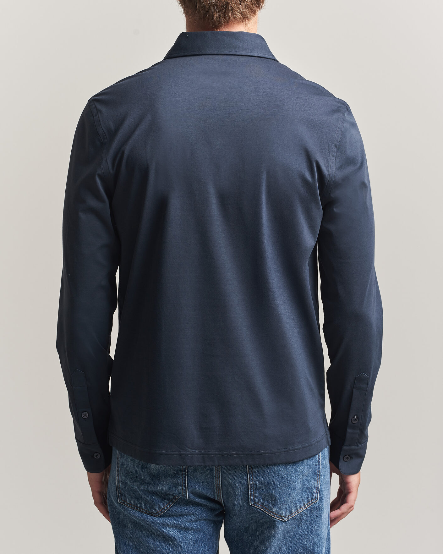 Mies | Pikeet | Tiger of Sweden | Tanner Mercerized Cotton Polo Light Ink