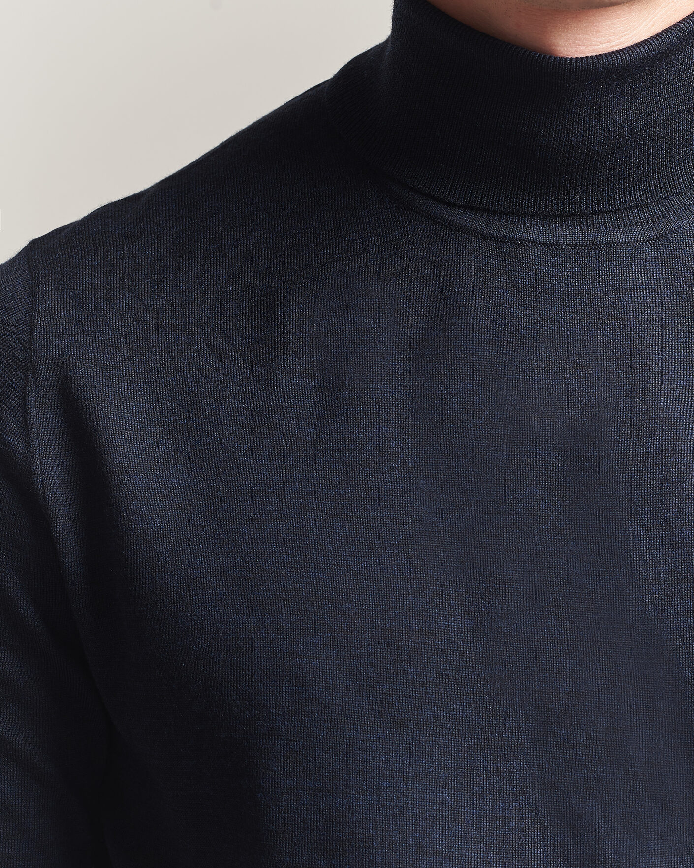 Mies | Puserot | Tiger of Sweden | Nevile Extra Fine Merino Polo Light Ink