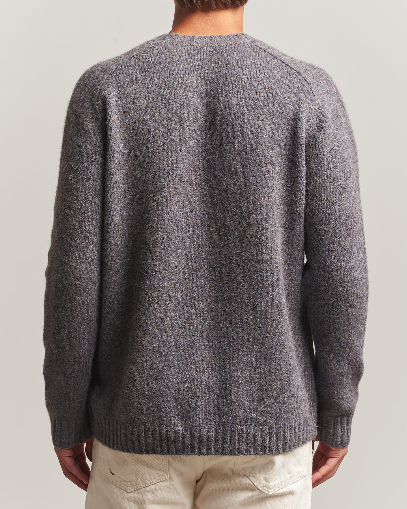 Mies | Puserot | Tiger of Sweden | Adryan Yak/Alpaca Knitted Sweater Grey Melange