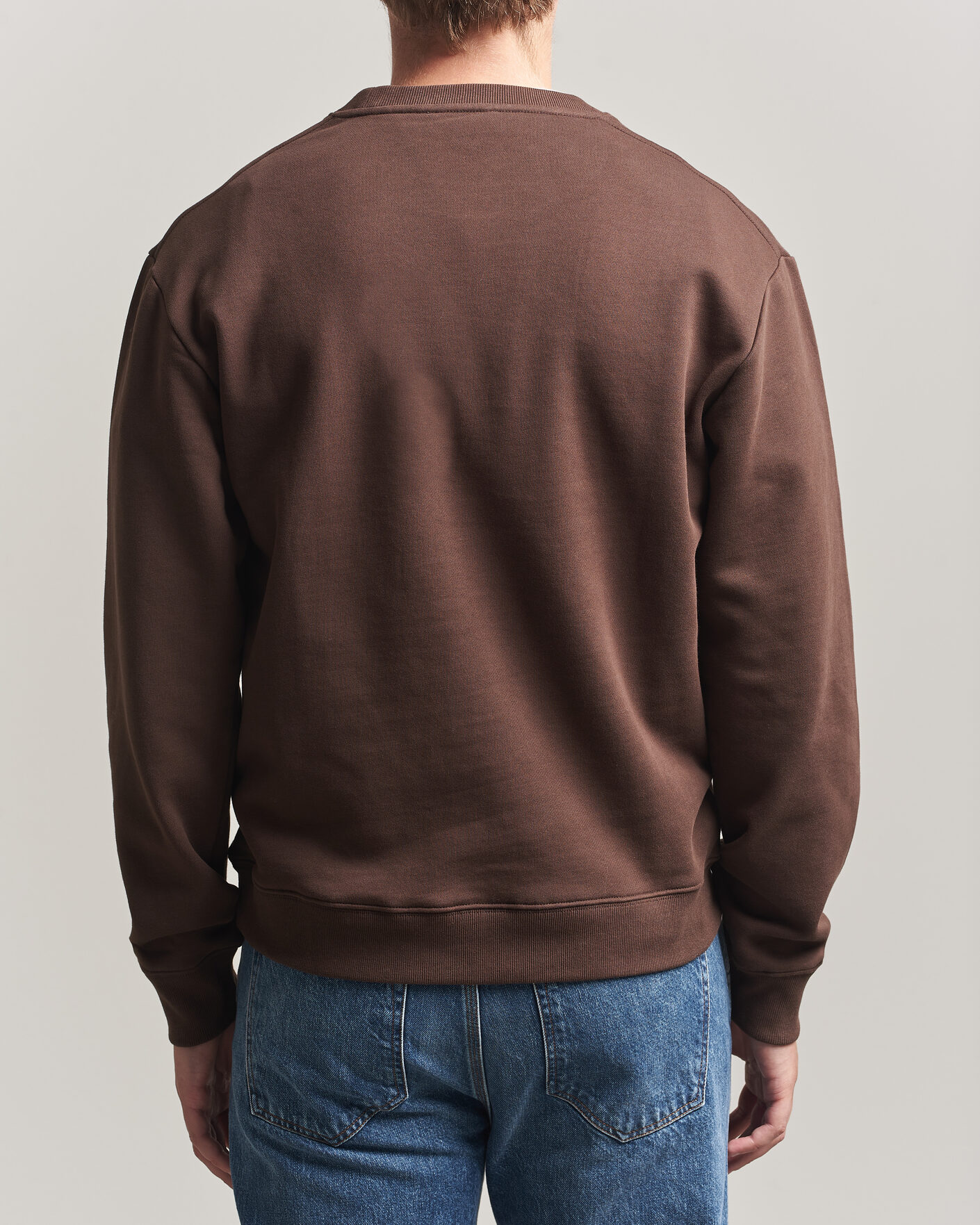 Mies | Puserot | Tiger of Sweden | Emerson Crew Neck Sweatshirt Dark Mahogany