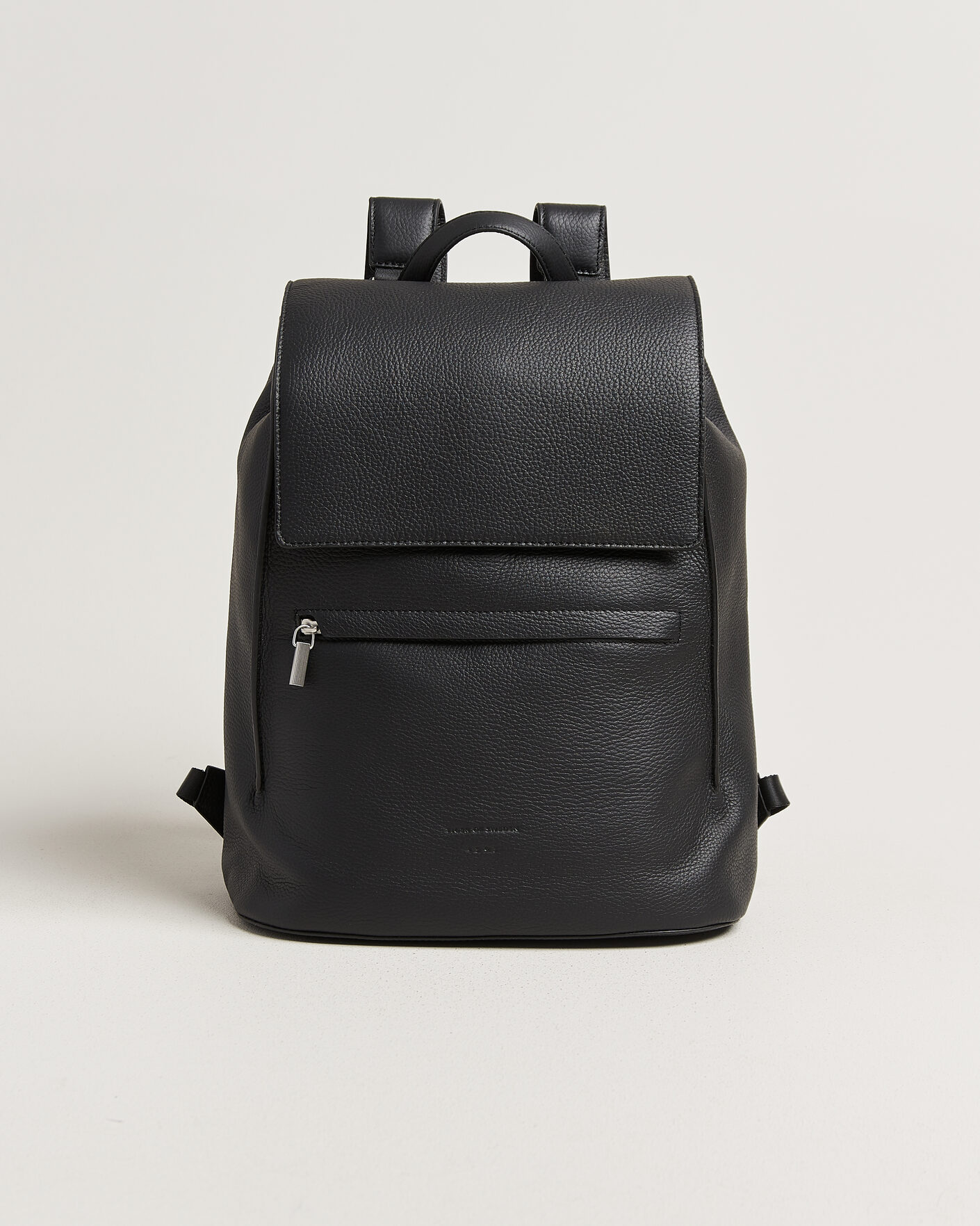 Mies | Laukut | Tiger of Sweden | Vuntir Grained Leather Backpack Black