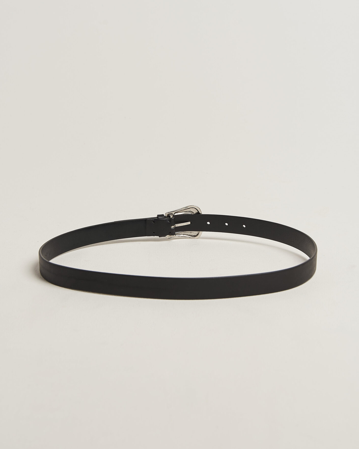 Mies | Vyöt | Tiger of Sweden | Ecus Leather Western Belt Black