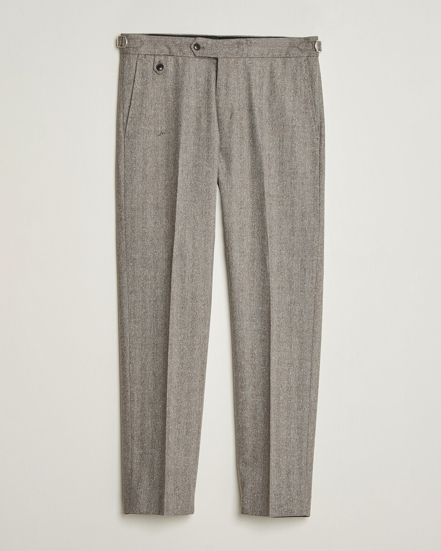 Mies | Housut | Tiger of Sweden | Tense Wool Donegal Suit Trousers Dark Stone