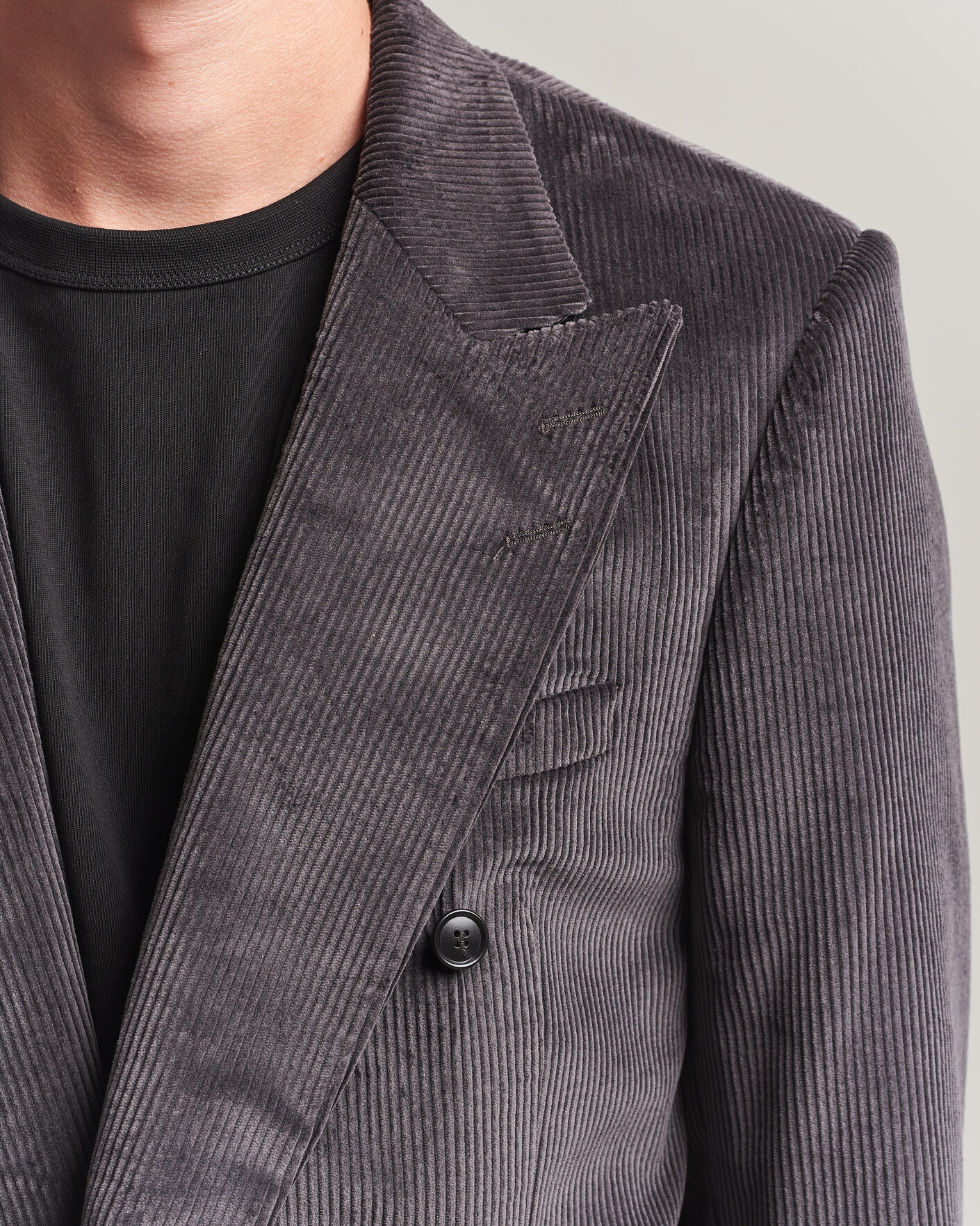 Mies | Pikkutakit | Tiger of Sweden | 1903 Corduroy Double Breasted Blazer Phantom