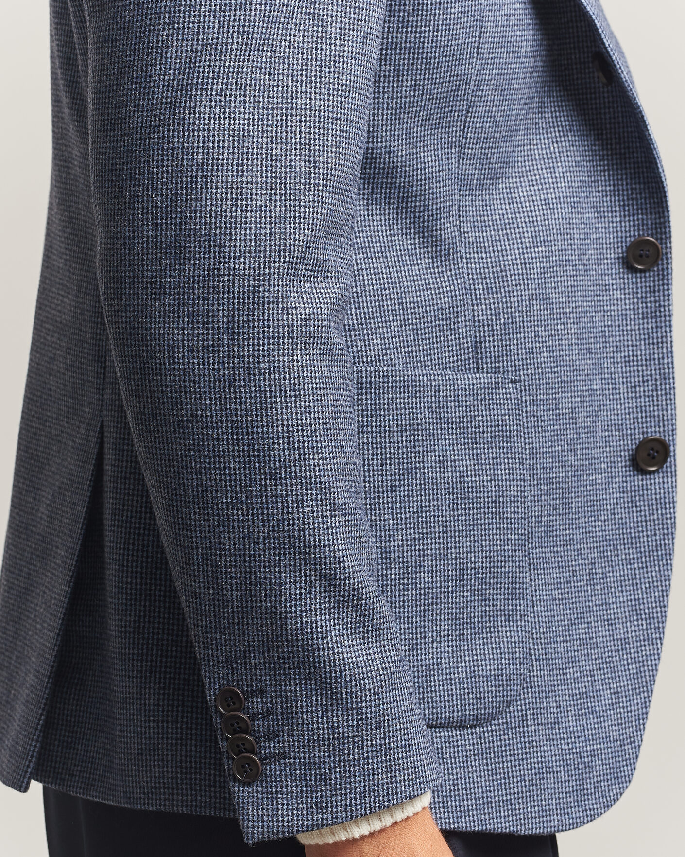 Mies | Pikkutakit | Tiger of Sweden | Easer Wool Pepita Blazer Iron Haze