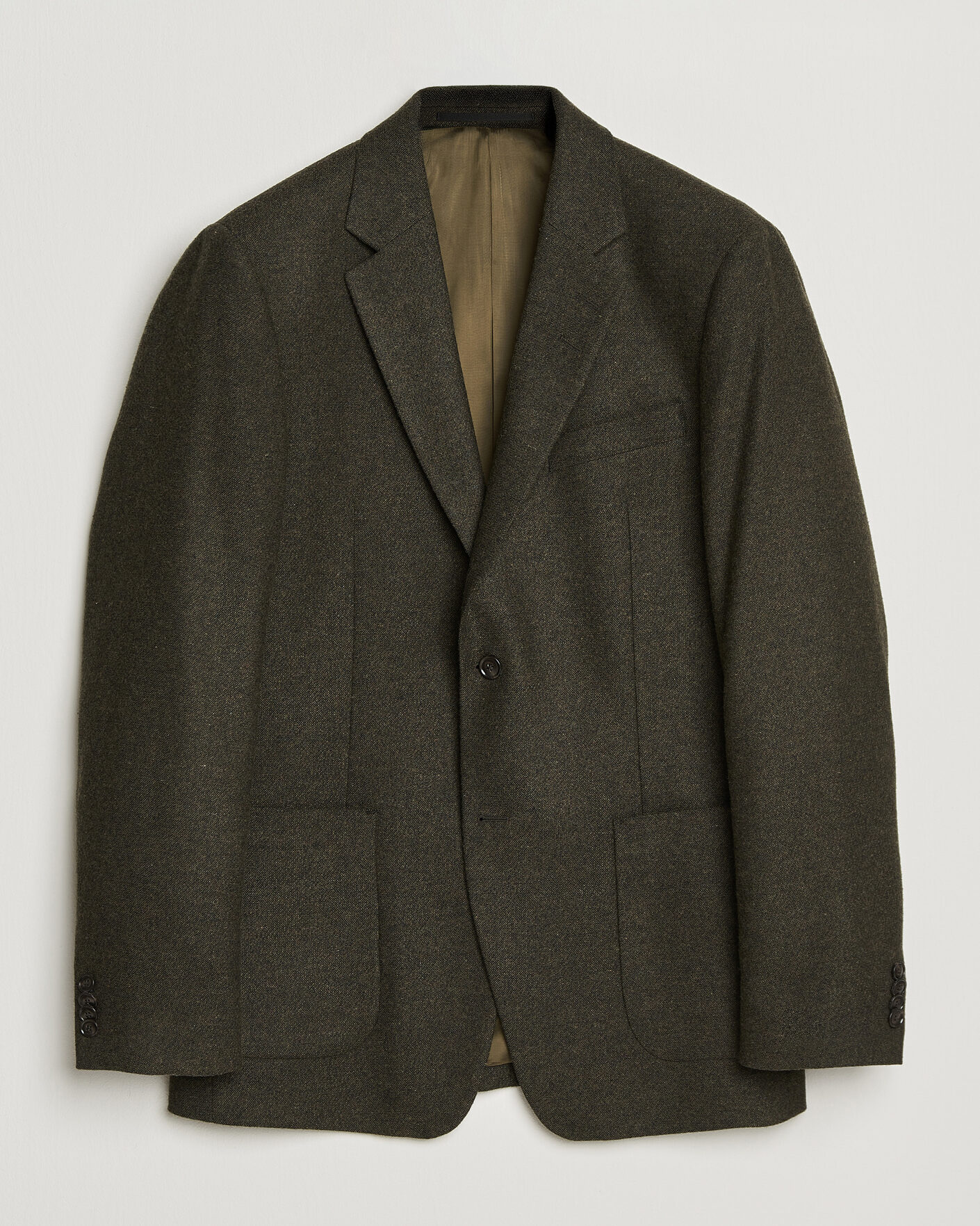Mies | Pikkutakit | Tiger of Sweden | Justin Wool Flannel Suit Blazer Muted Canopy