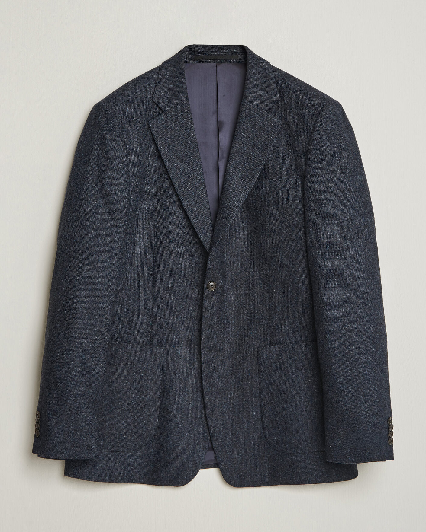 Mies | Pikkutakit | Tiger of Sweden | Justin Wool Flannel Suit Blazer Midnight Blue