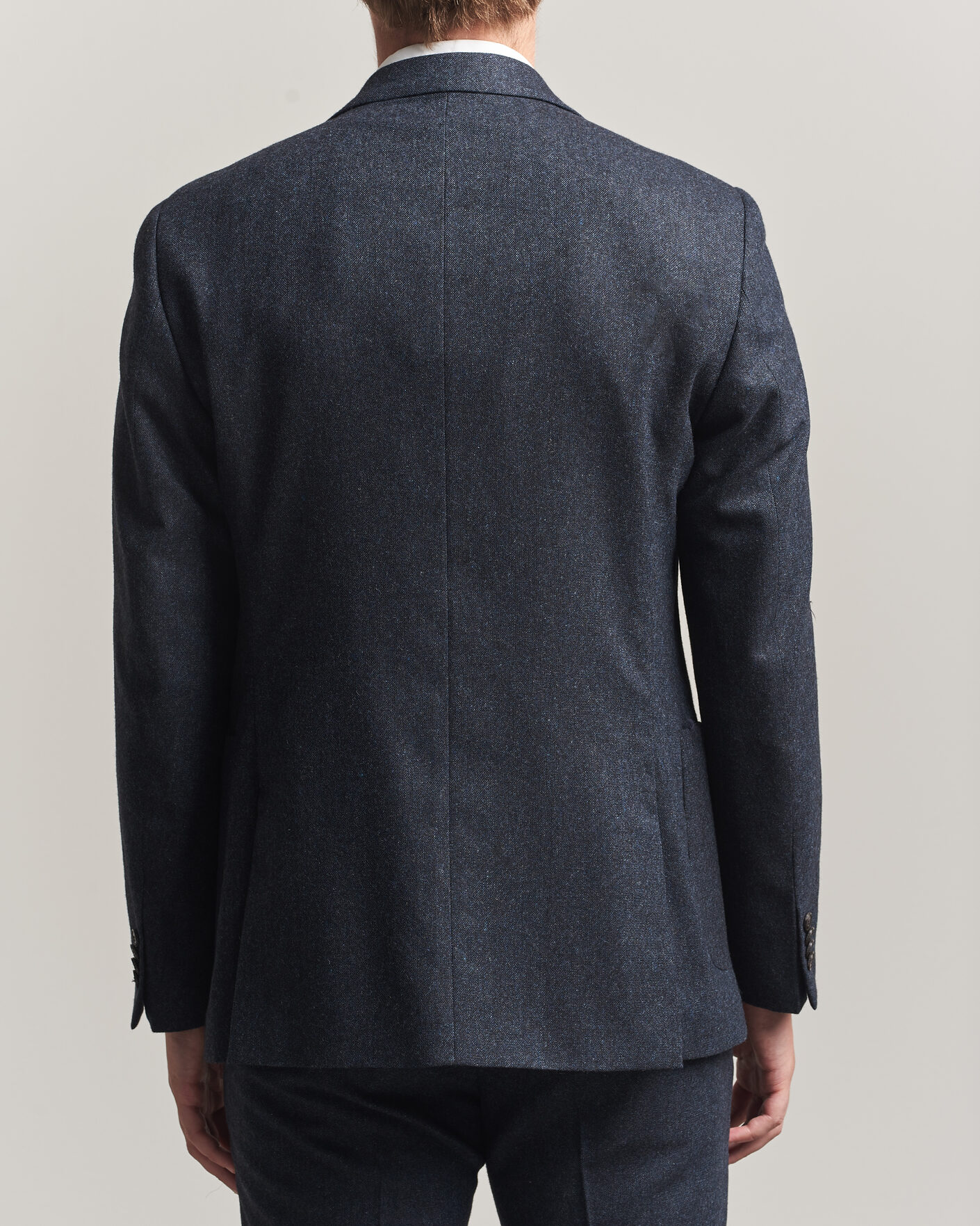 Mies | Pikkutakit | Tiger of Sweden | Justin Wool Flannel Suit Blazer Midnight Blue