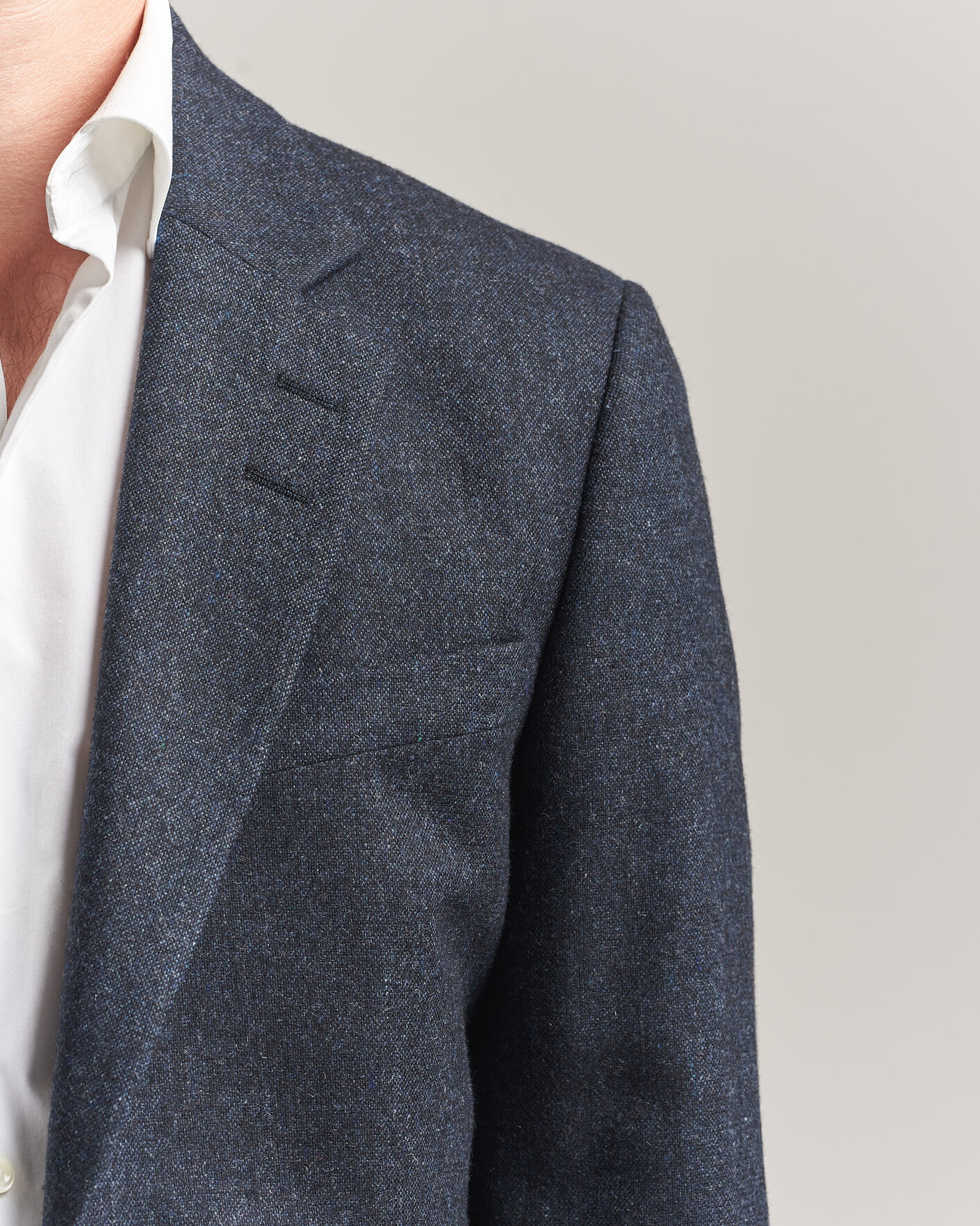 Mies | Pikkutakit | Tiger of Sweden | Justin Wool Flannel Suit Blazer Midnight Blue