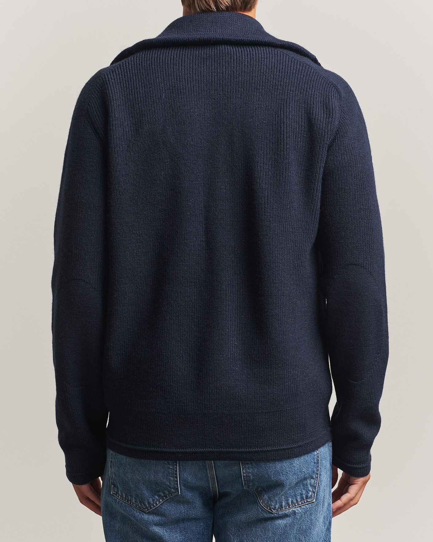 Mies | Puserot | Tiger of Sweden | Leander Wool Knitted Cardigan Night Grape
