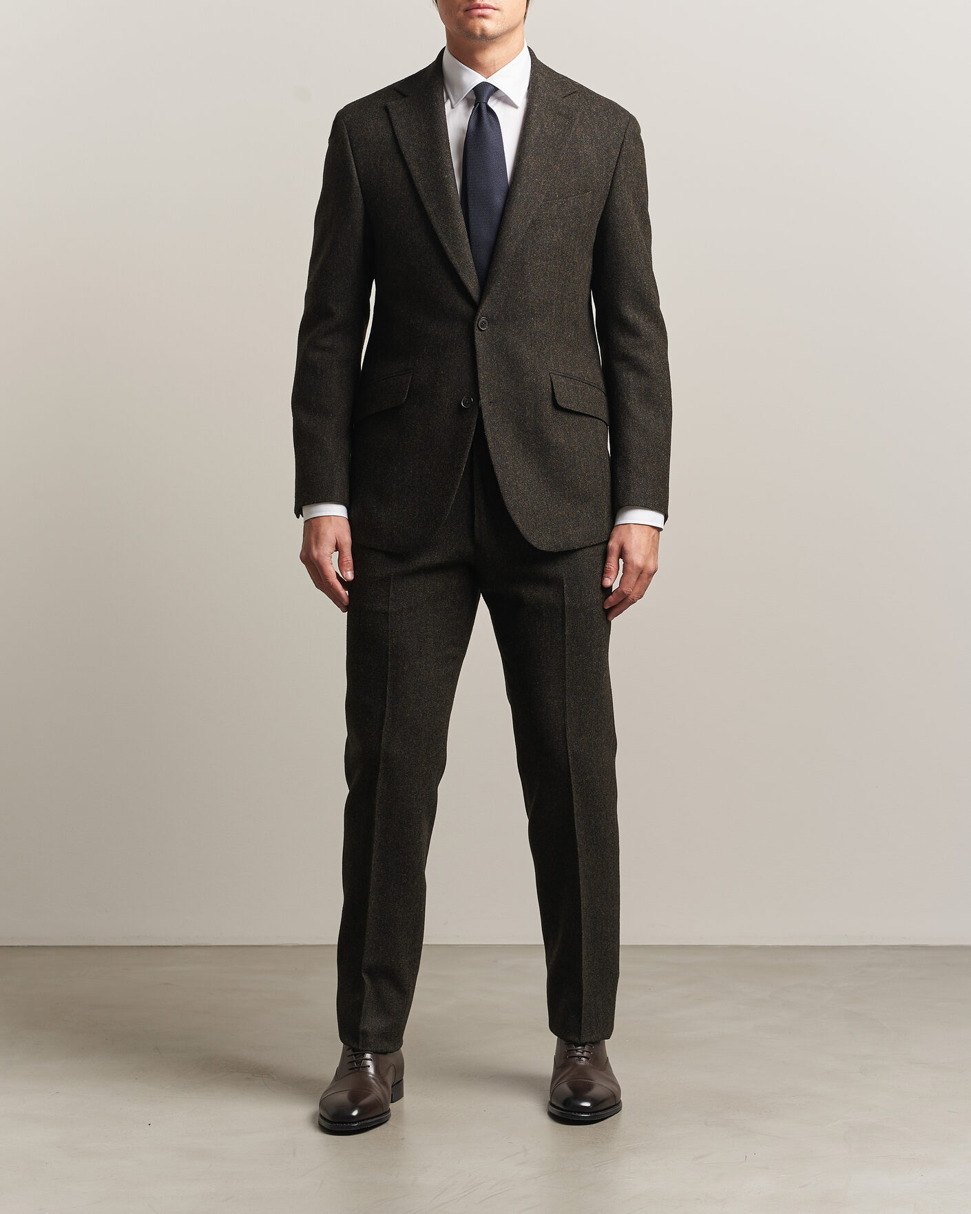 Mies | Pikkutakit | Walker Slater | Edward Shetland Wool Donegal Blazer Brown