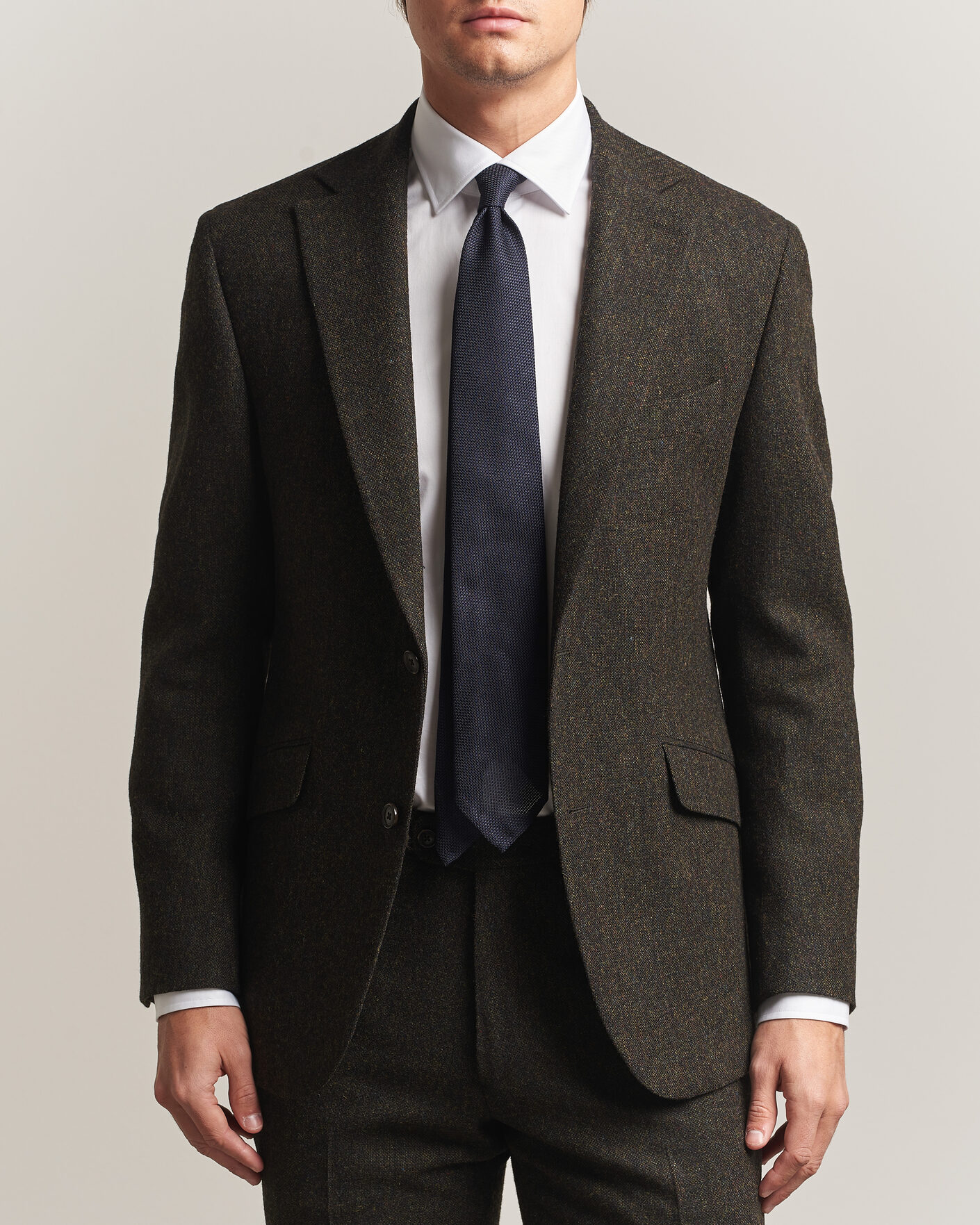 Mies | Pikkutakit | Walker Slater | Edward Shetland Wool Donegal Blazer Brown