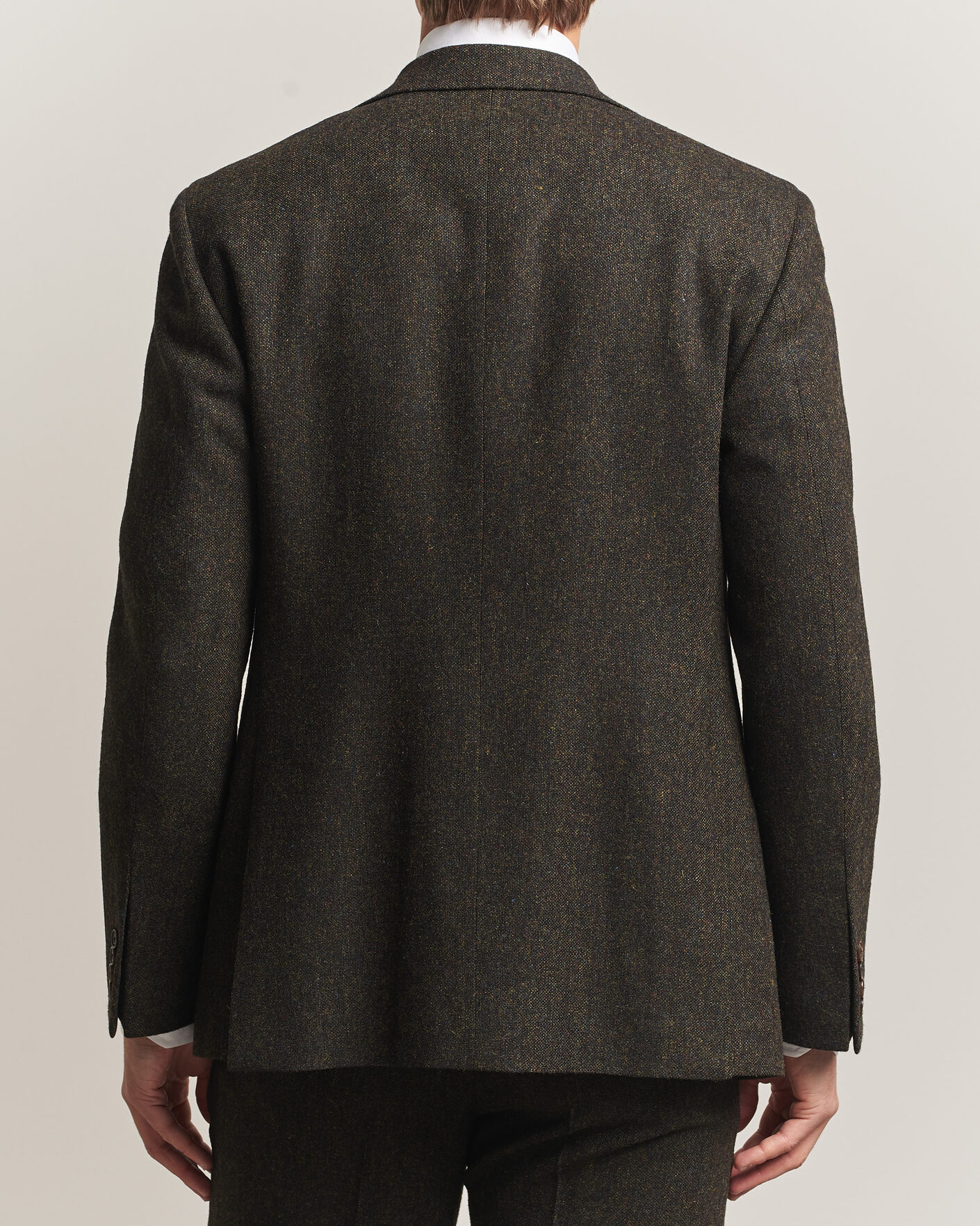 Mies | Pikkutakit | Walker Slater | Edward Shetland Wool Donegal Blazer Brown