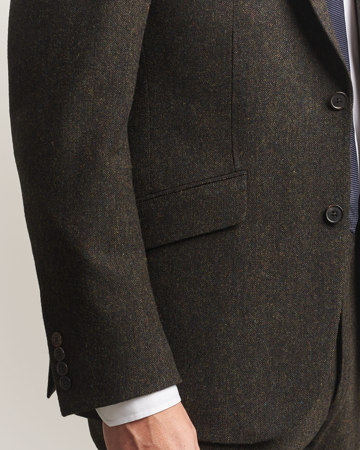 Mies | Pikkutakit | Walker Slater | Edward Shetland Wool Donegal Blazer Brown