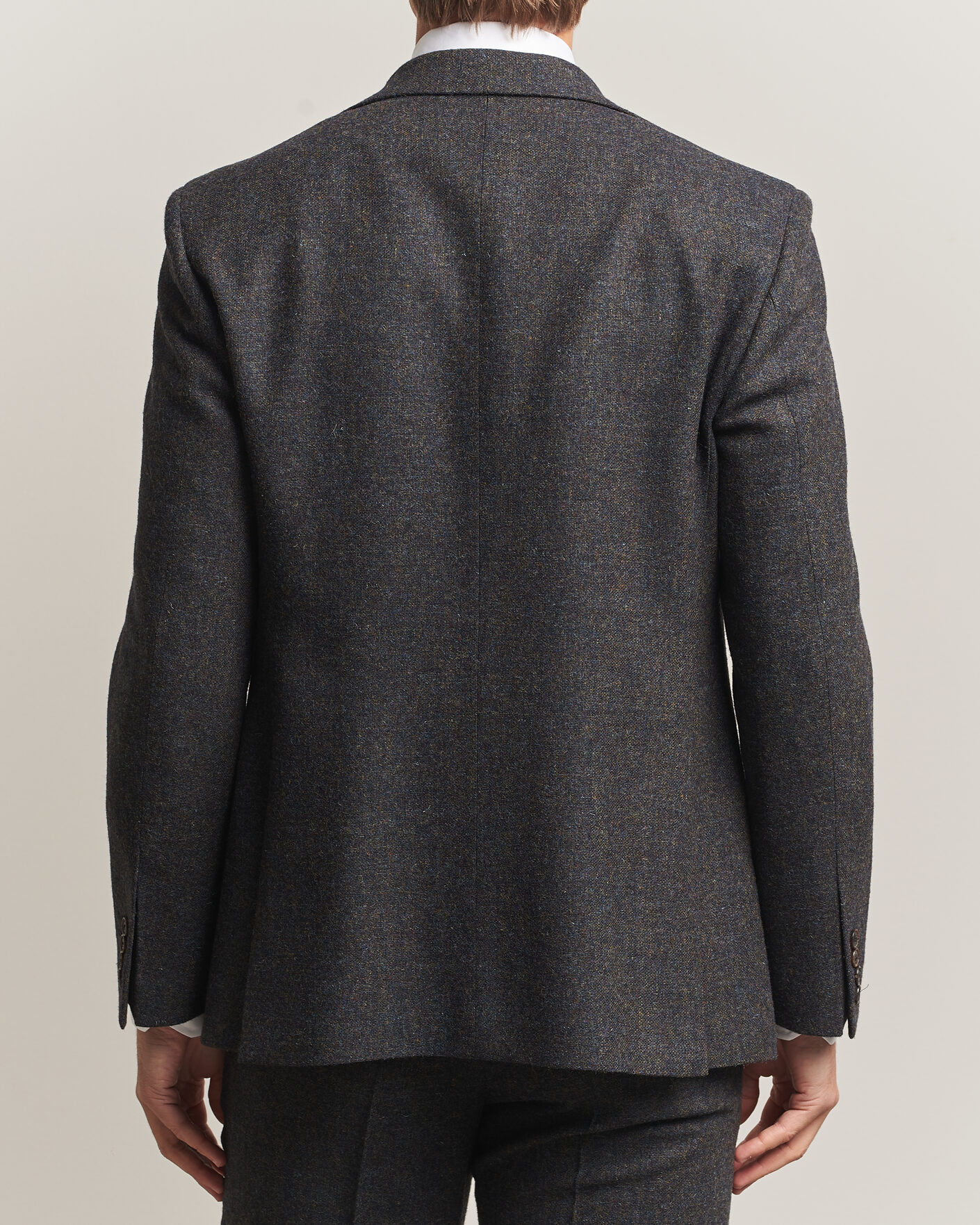 Mies | Pikkutakit | Walker Slater | Edward Shetland Wool Donegal Blazer Navy