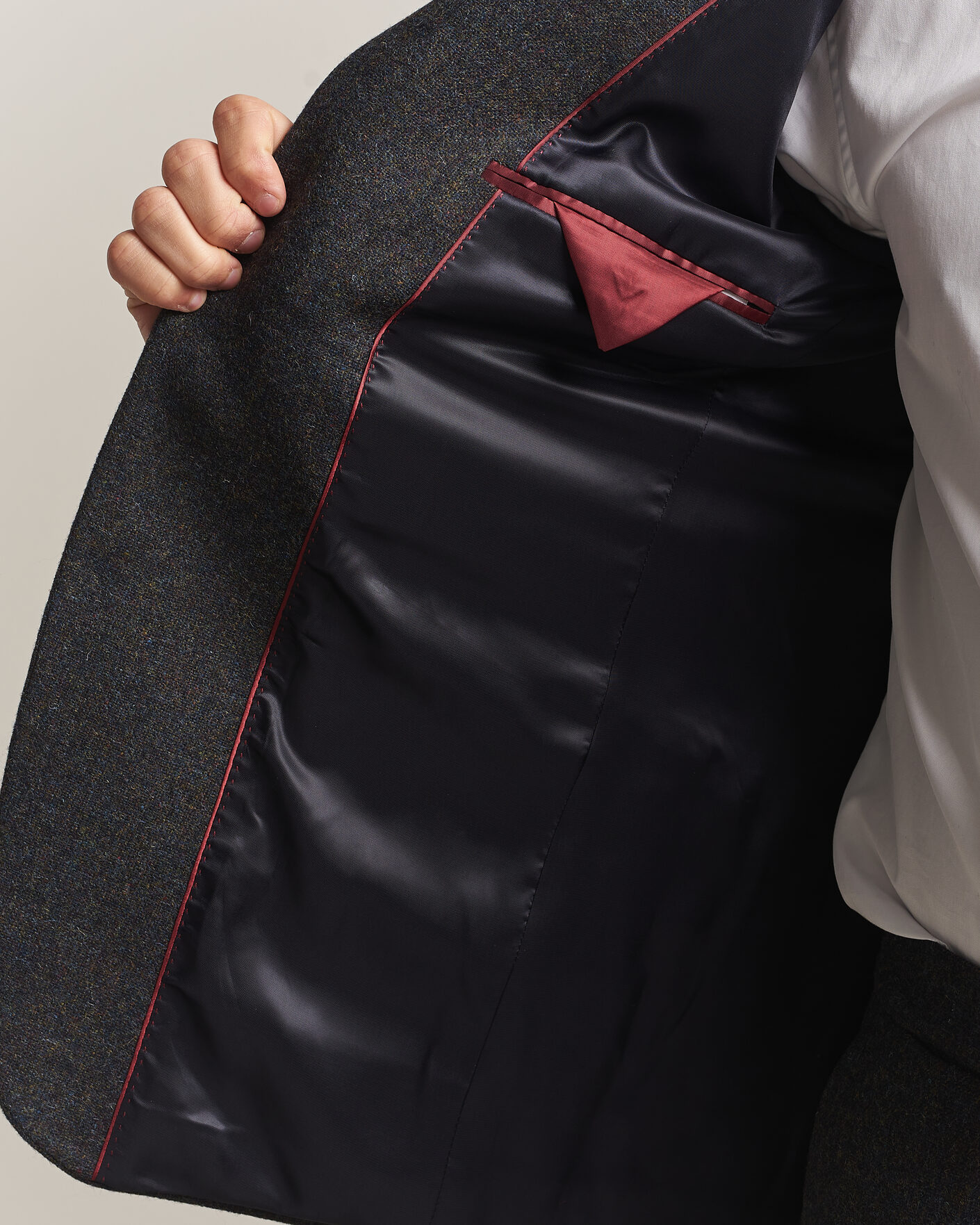 Mies | Pikkutakit | Walker Slater | Edward Shetland Wool Donegal Blazer Navy
