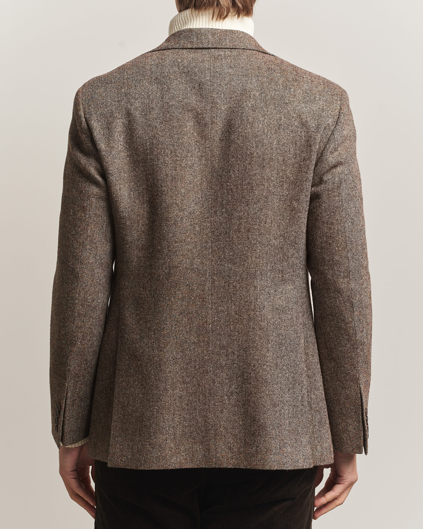 Mies | Pikkutakit | Walker Slater | Edward Shetland Wool Donegal Blazer Tobacco