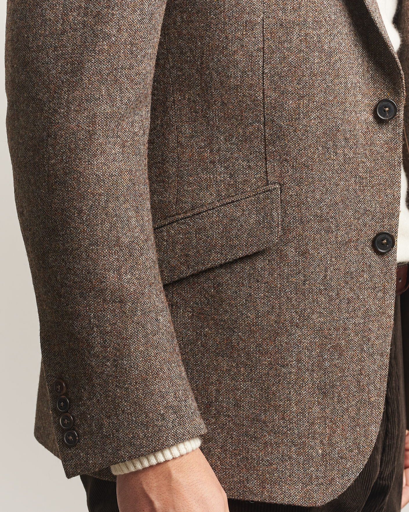 Mies | Pikkutakit | Walker Slater | Edward Shetland Wool Donegal Blazer Tobacco