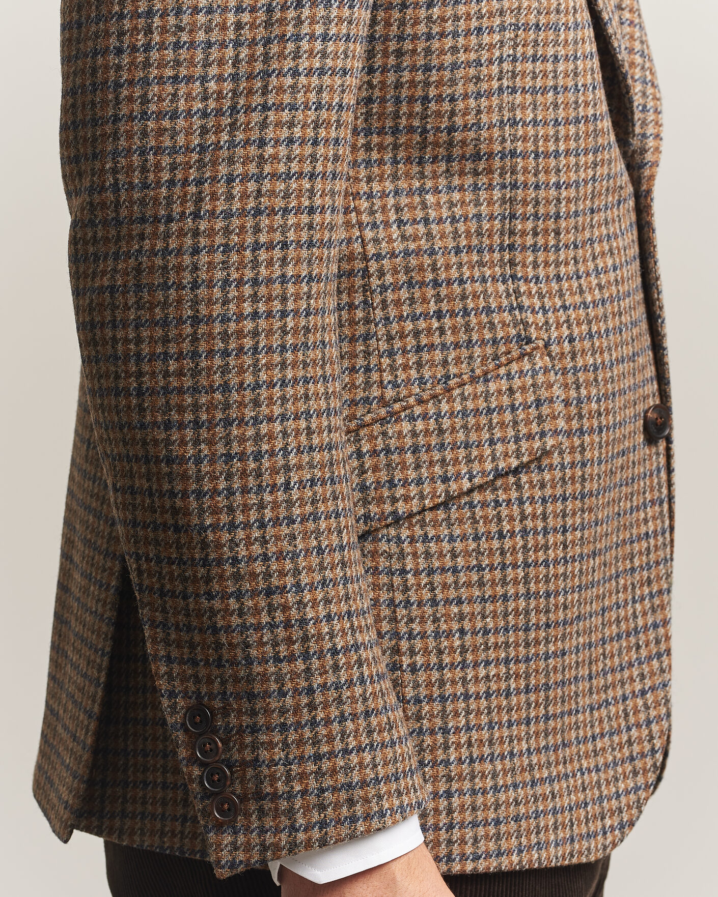 Mies | Pikkutakit | Walker Slater | Edward Lambswool Puppytooth Blazer Sandstone