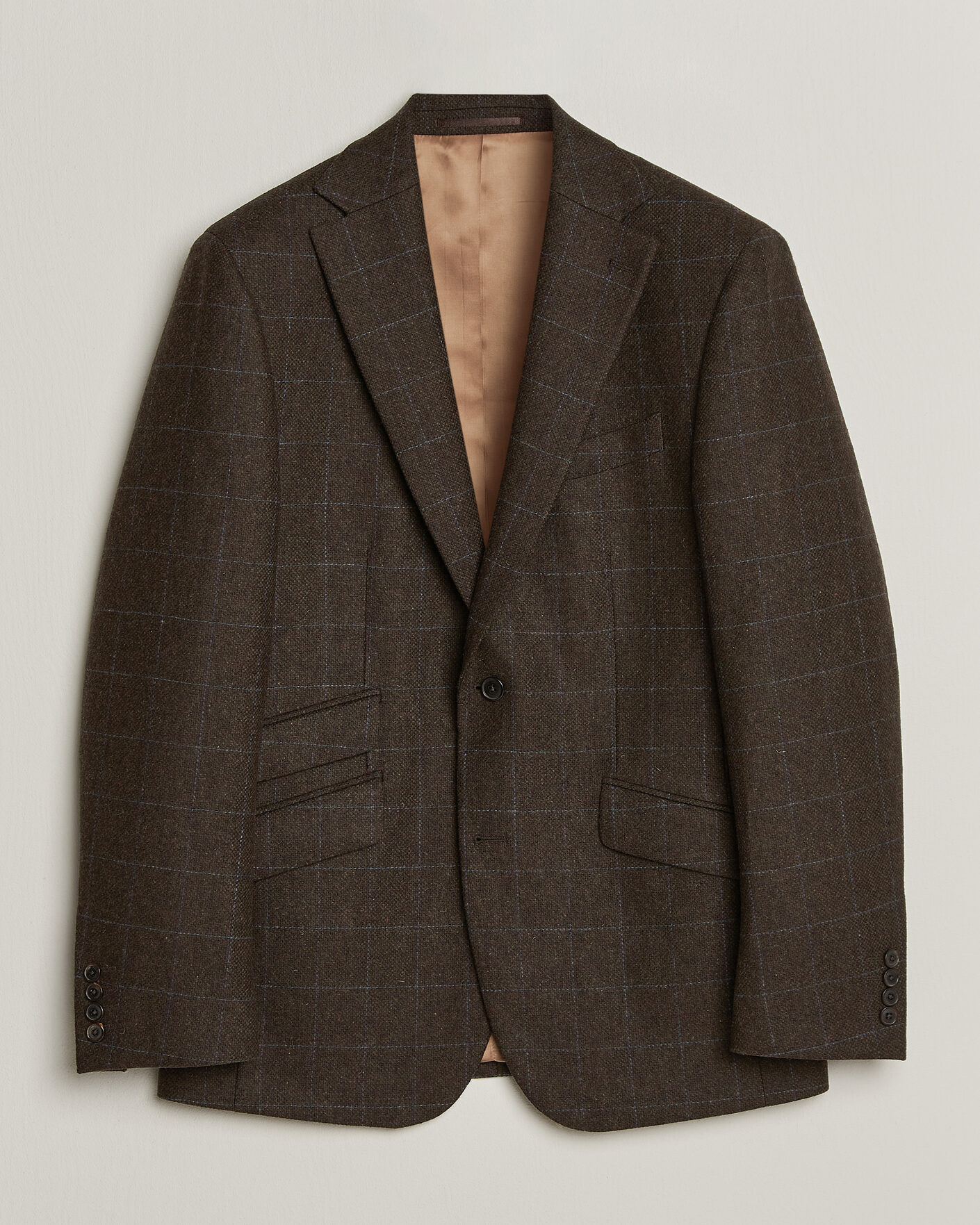 Mies | Pikkutakit | Walker Slater | Edward Lambswool Windowpane Blazer Brown