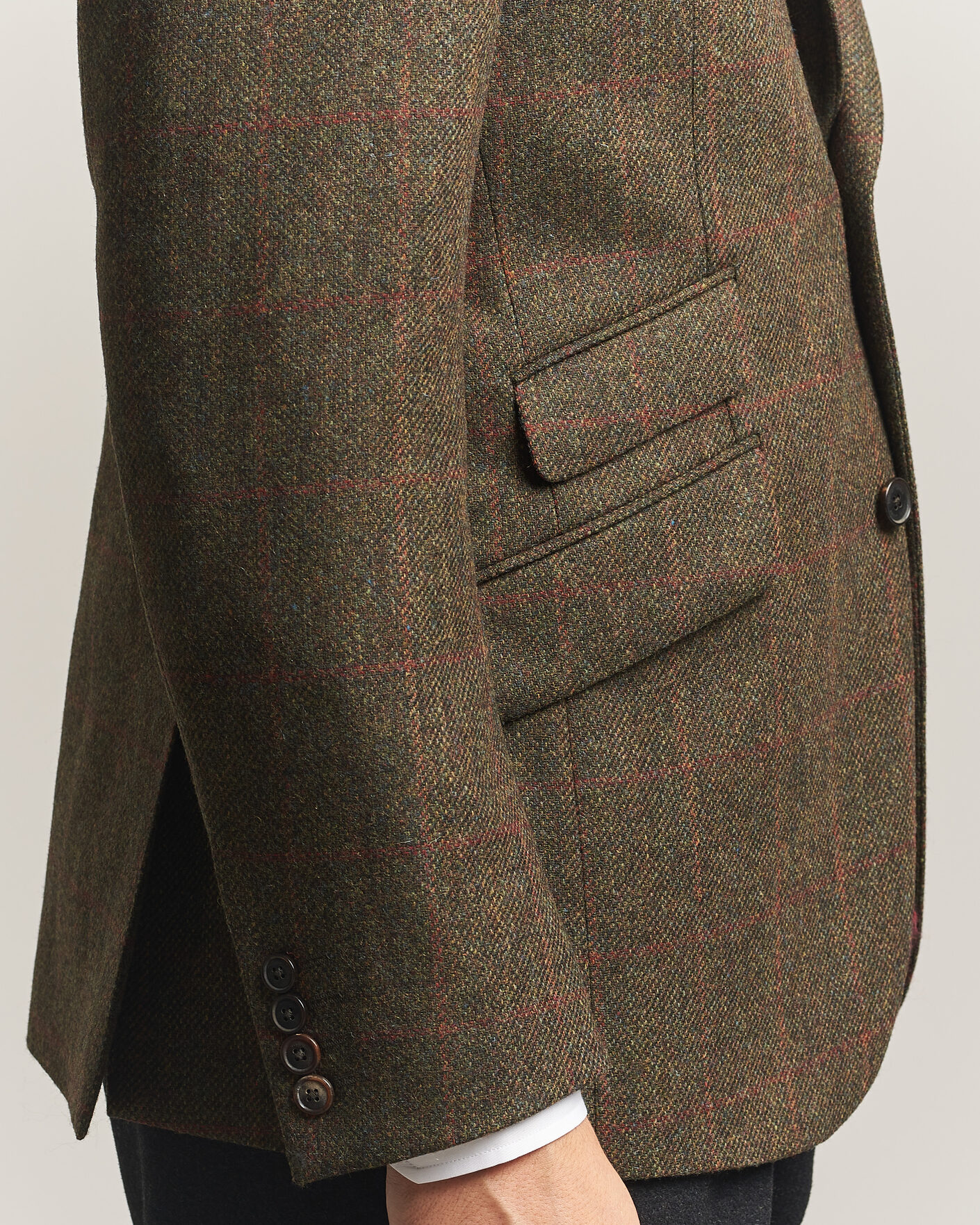 Mies | Pikkutakit | Walker Slater | Edward Lambswool Windowpane Blazer Green