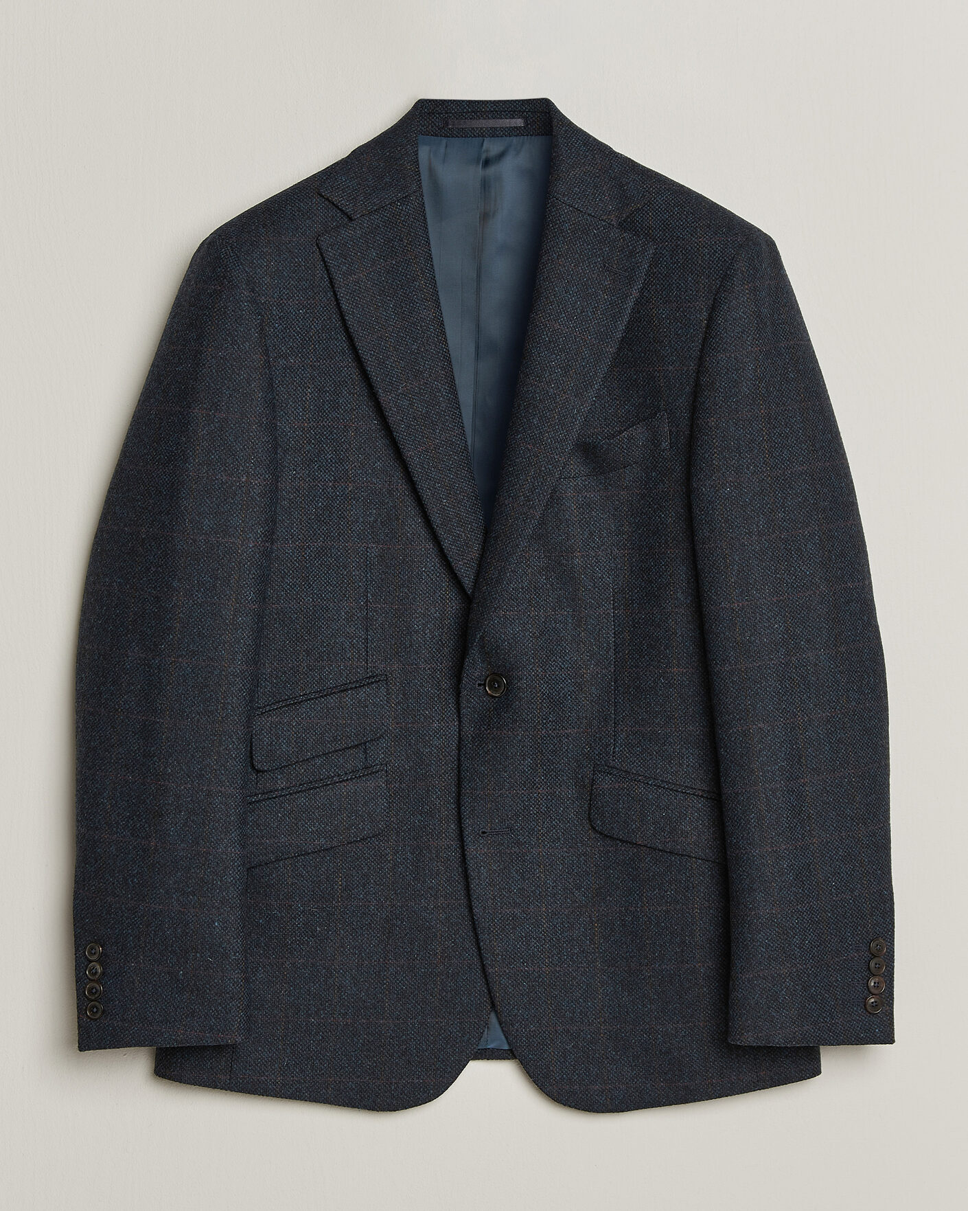 Mies | Pikkutakit | Walker Slater | Edward Lambswool Windowpane Blazer Navy