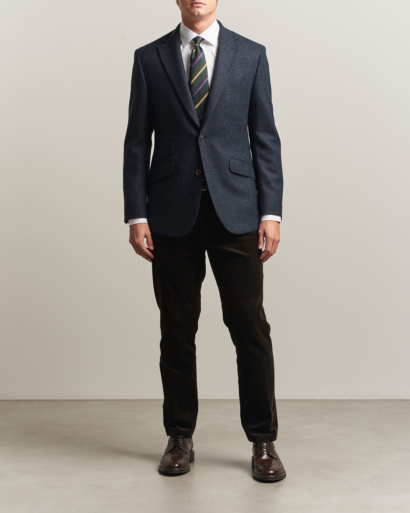 Mies | Pikkutakit | Walker Slater | Edward Lambswool Windowpane Blazer Navy