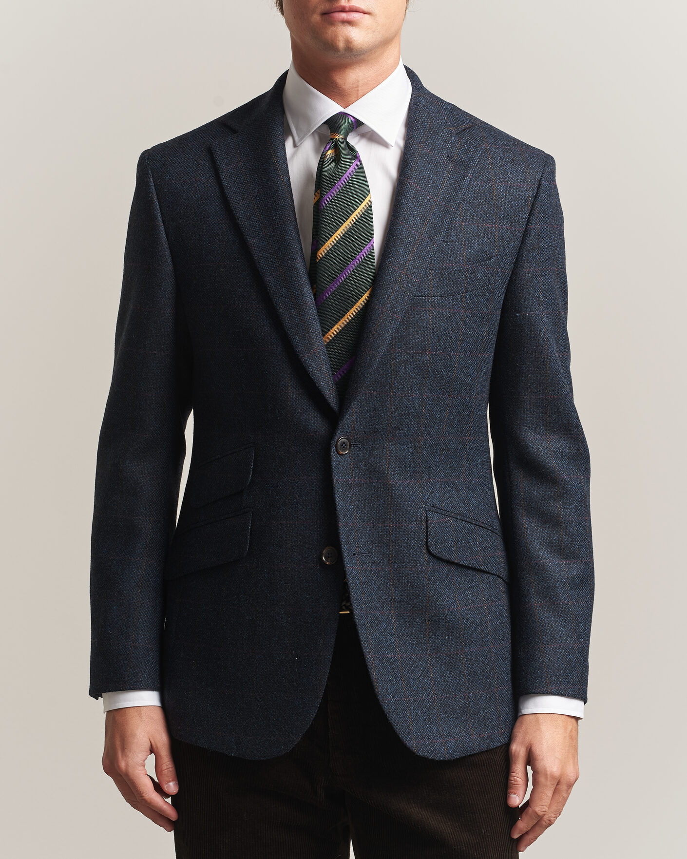 Mies | Pikkutakit | Walker Slater | Edward Lambswool Windowpane Blazer Navy