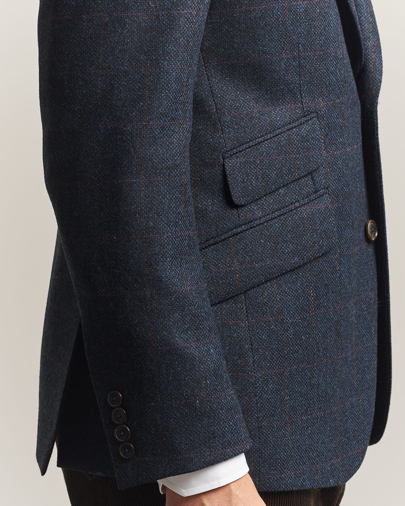 Mies | Pikkutakit | Walker Slater | Edward Lambswool Windowpane Blazer Navy