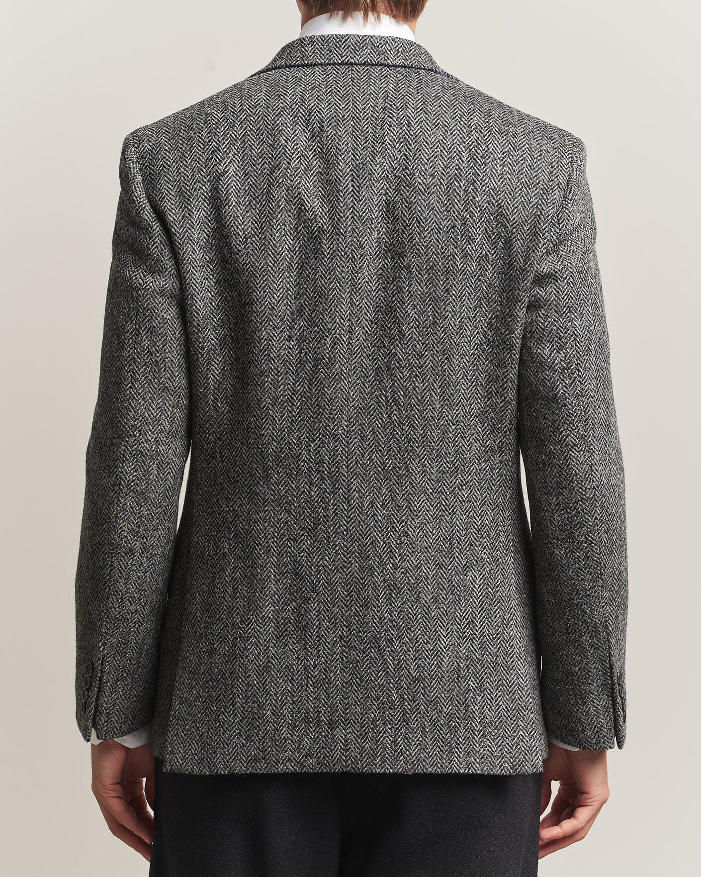 Mies | Pikkutakit | Walker Slater | Edward Harris Tweed Herringbone Blazer Charcoal