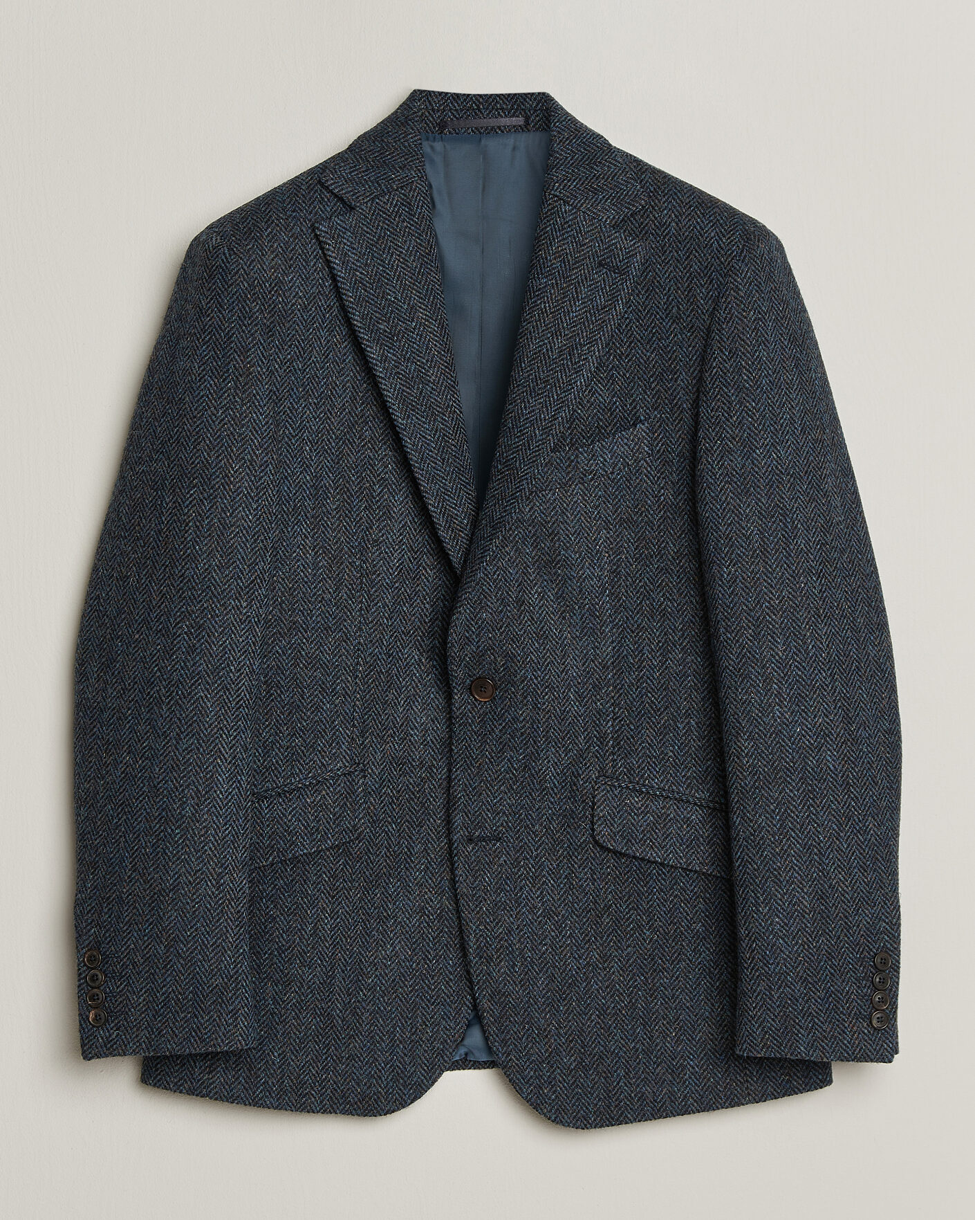 Mies | Pikkutakit | Walker Slater | Edward Harris Tweed Herringbone Blazer Navy