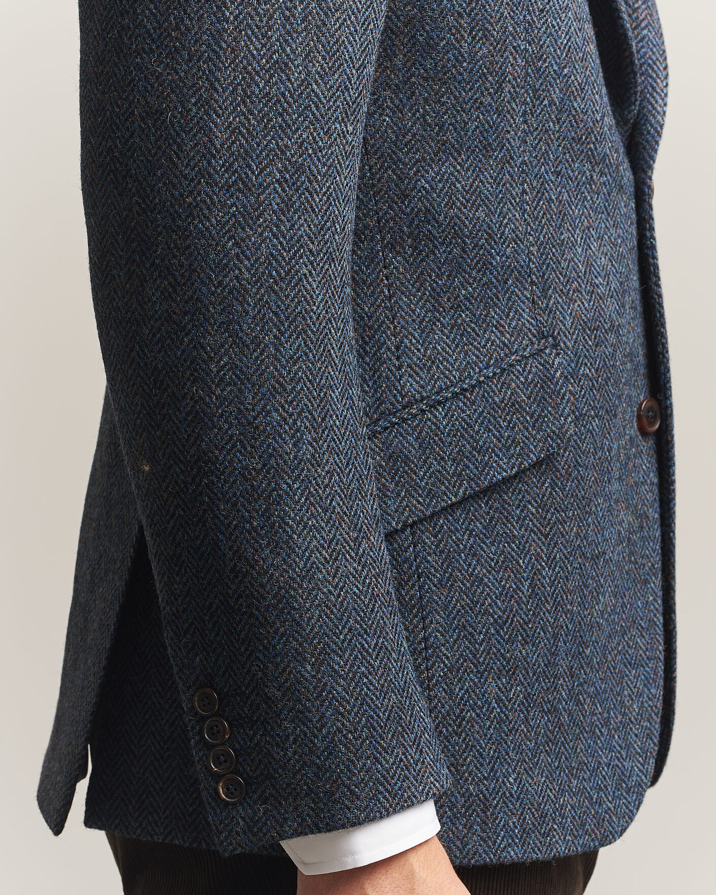 Mies | Pikkutakit | Walker Slater | Edward Harris Tweed Herringbone Blazer Navy