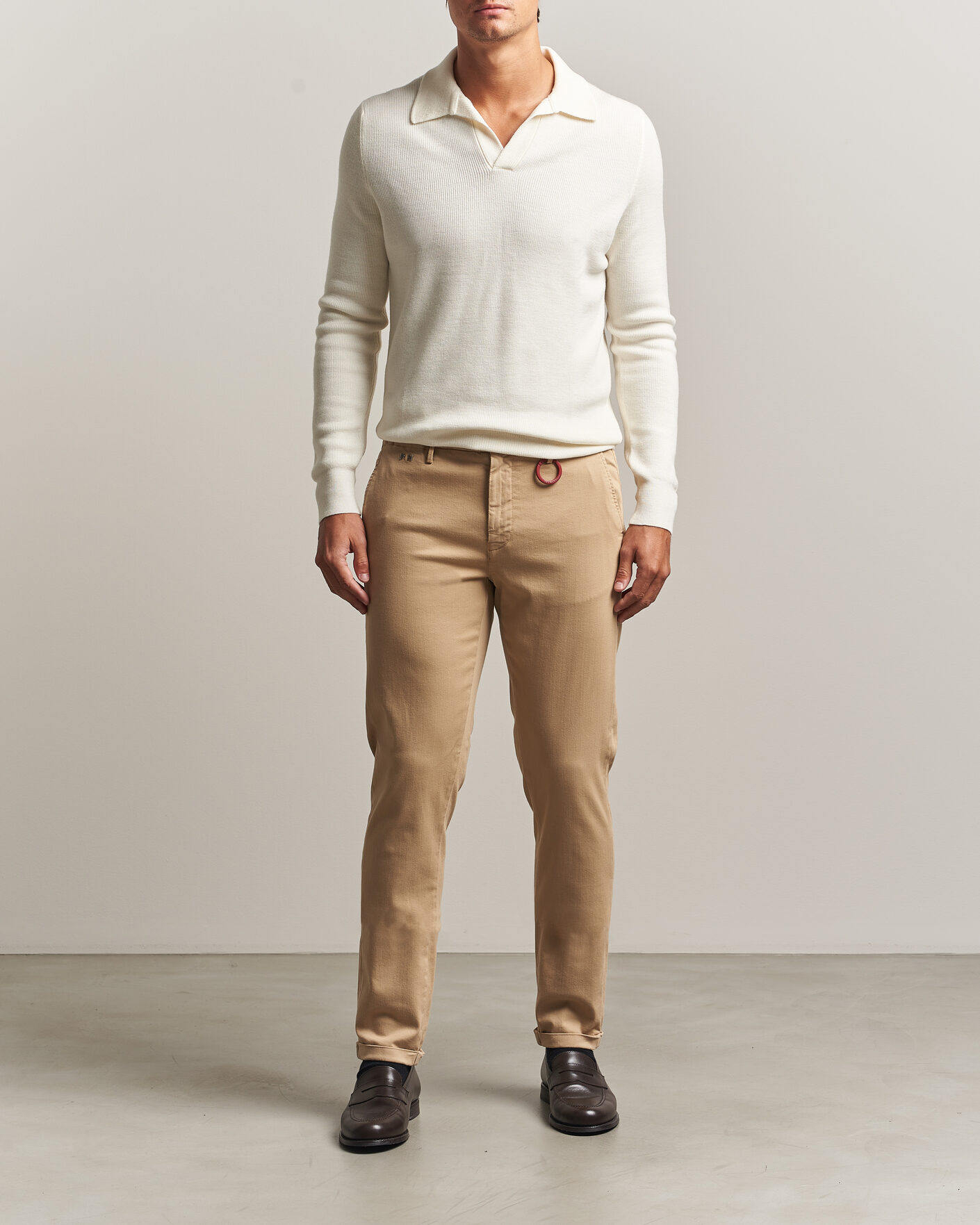 Mies | Housut | Tramarossa | Luis Superstrech Cotton Chino Beige