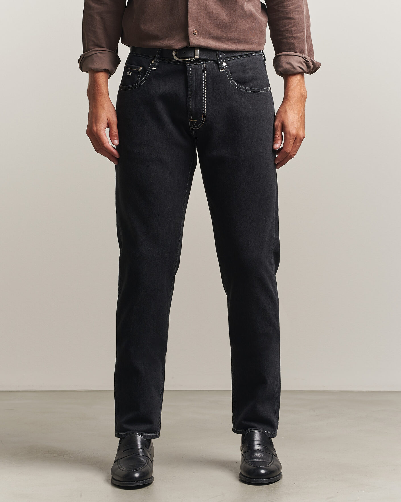 Mies | Farkut | Tramarossa | Michelangelo Stretch Jeans Black