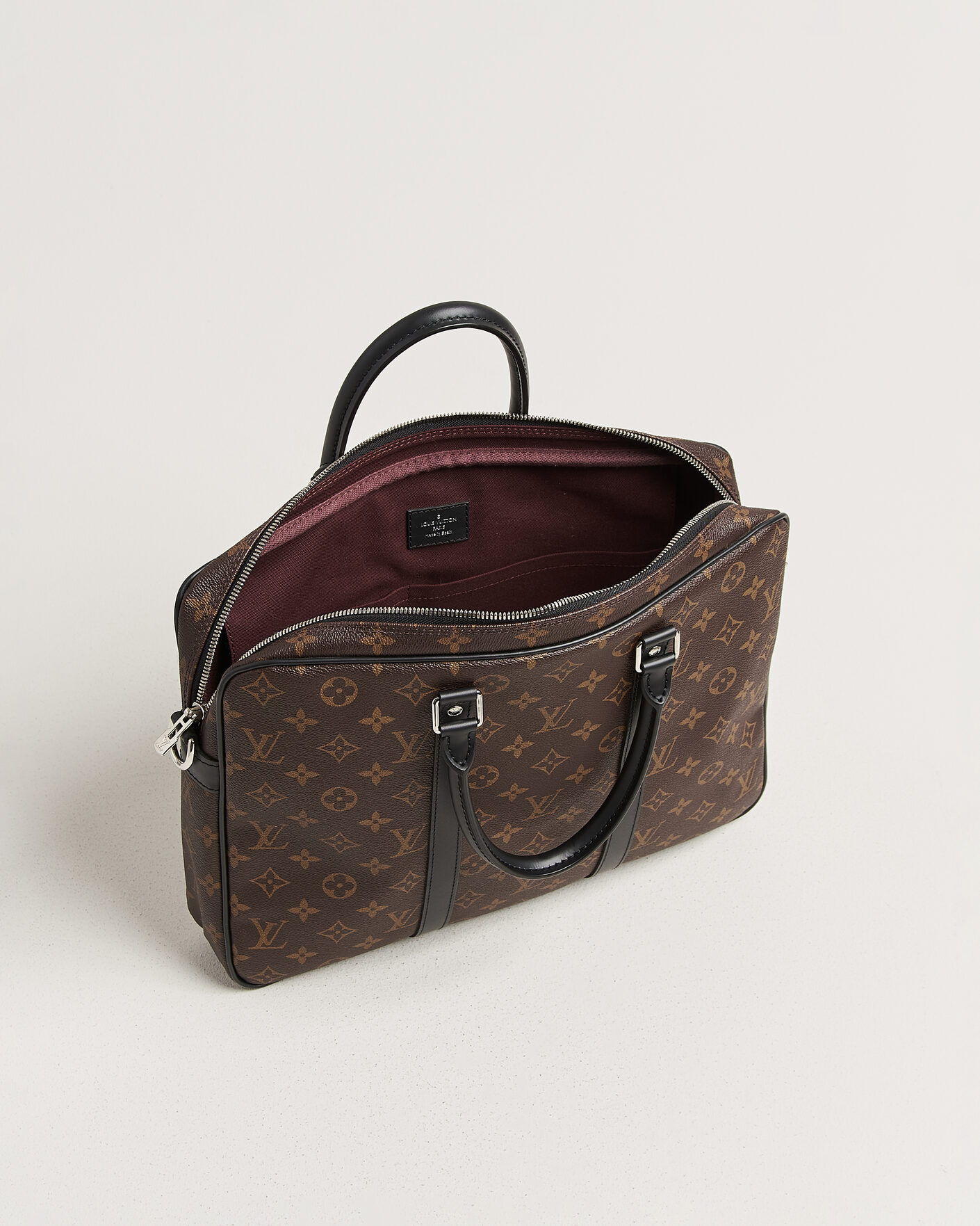 Mies | Pre-Owned & Vintage Bags | Louis Vuitton Pre-Owned | Porte-Documents Voyage Briefcase Monogram Macassar