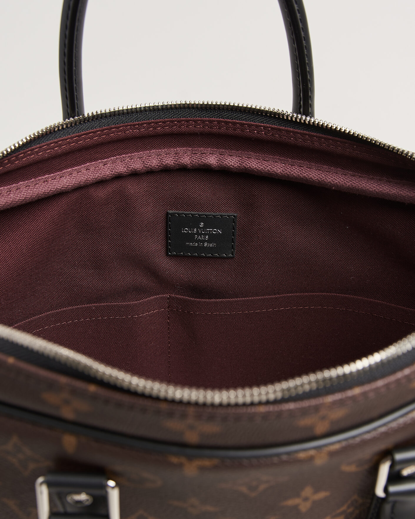 Mies | Pre-Owned & Vintage Bags | Louis Vuitton Pre-Owned | Porte-Documents Voyage Briefcase Monogram Macassar