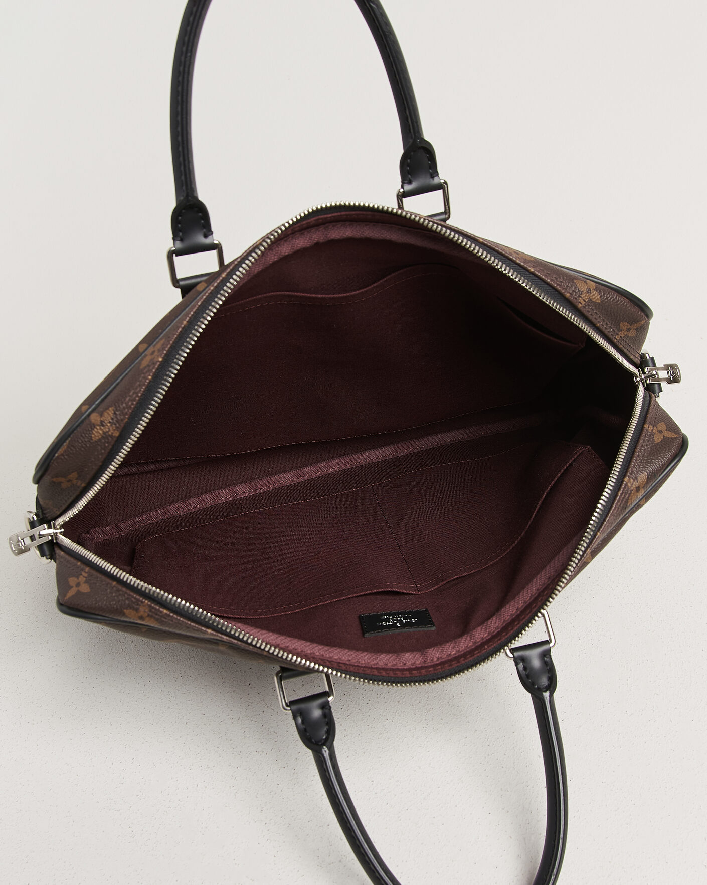 Mies | Pre-Owned & Vintage Bags | Louis Vuitton Pre-Owned | Porte-Documents Voyage Briefcase Monogram Macassar