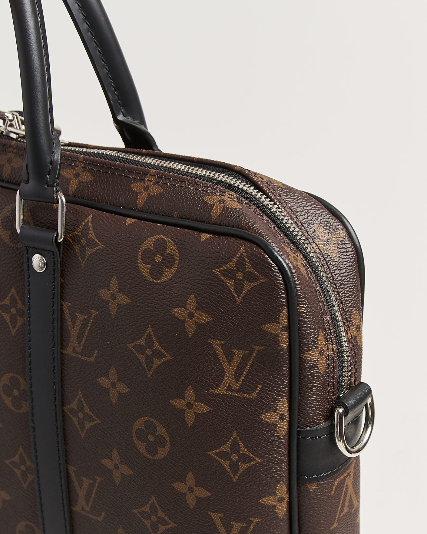 Mies | Pre-Owned & Vintage Bags | Louis Vuitton Pre-Owned | Porte-Documents Voyage Briefcase Monogram Macassar