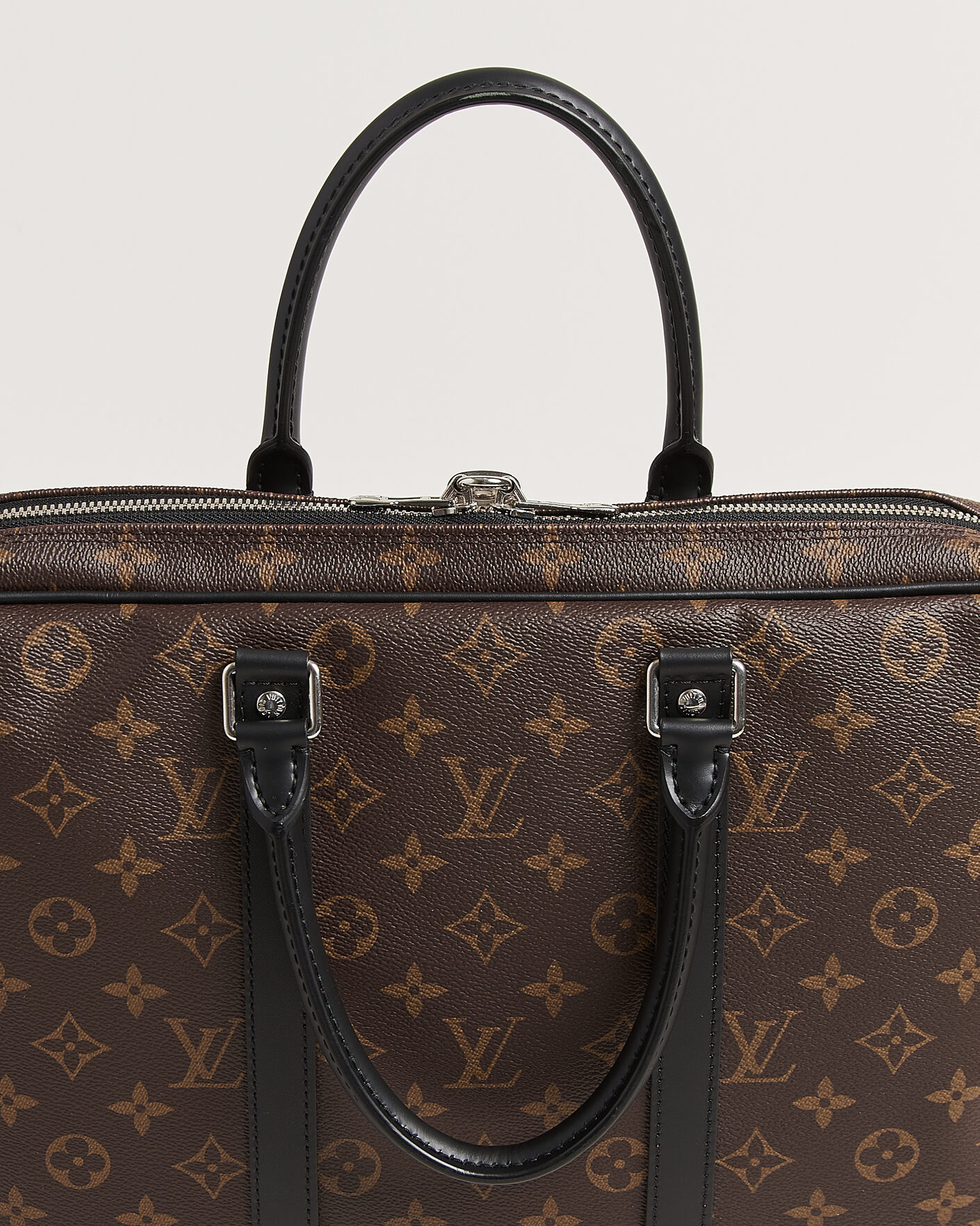 Mies | Pre-Owned & Vintage Bags | Louis Vuitton Pre-Owned | Porte-Documents Voyage Briefcase Monogram Macassar