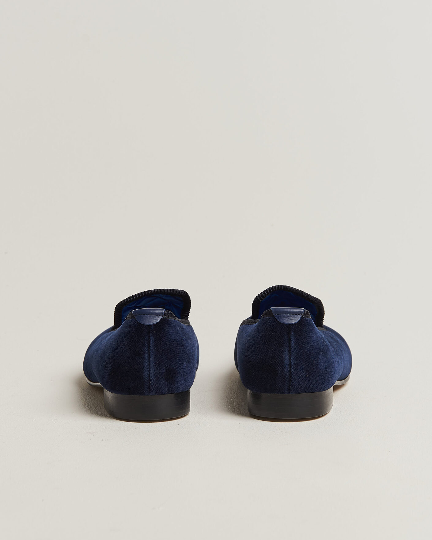 Mies | Loaferit | Bowhill & Elliott | Plain Albert Pump Navy Velvet