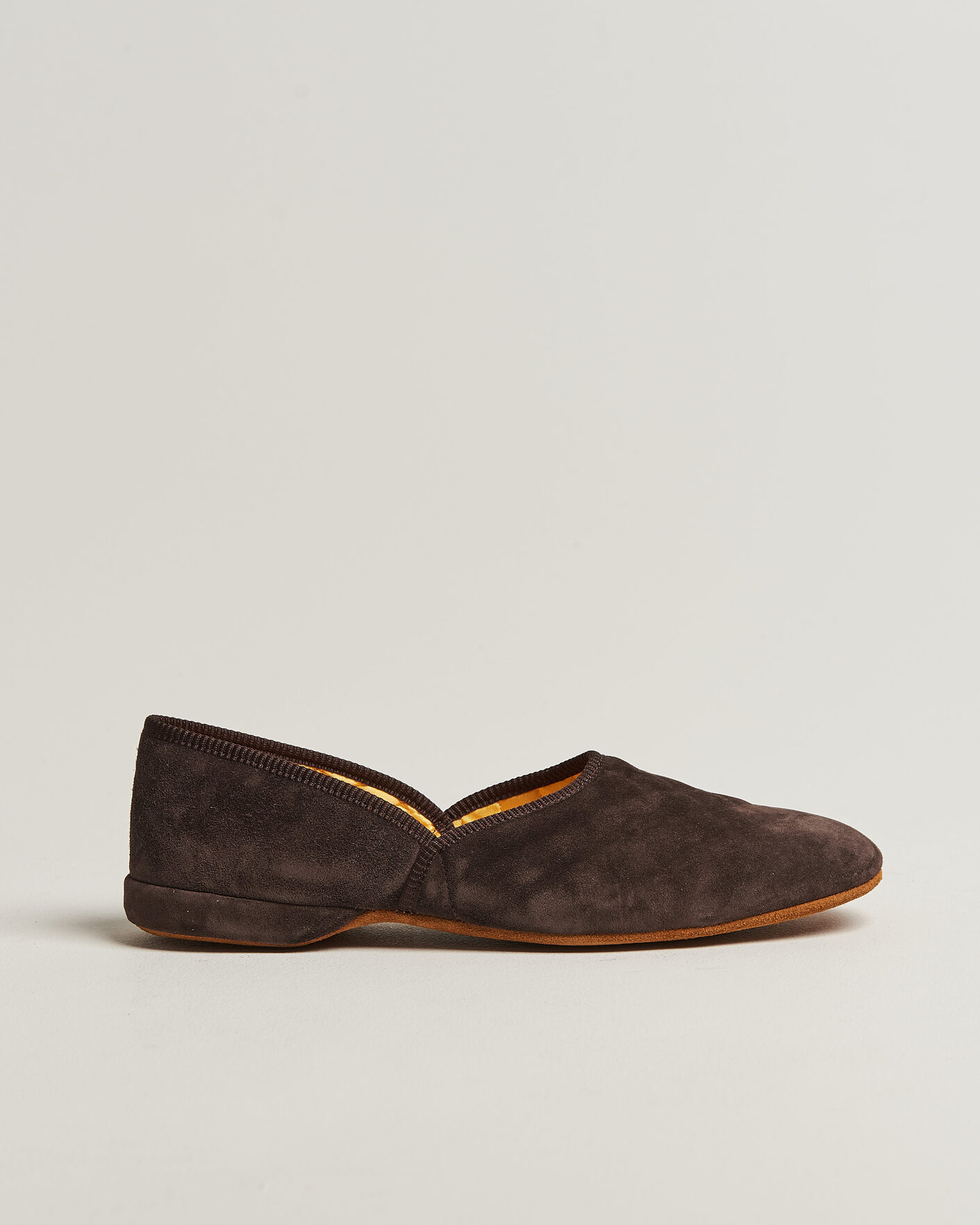 Mies | Sandaalit ja tohvelit | Bowhill & Elliott | Grecian Indoor Slippers Chocolate Suede