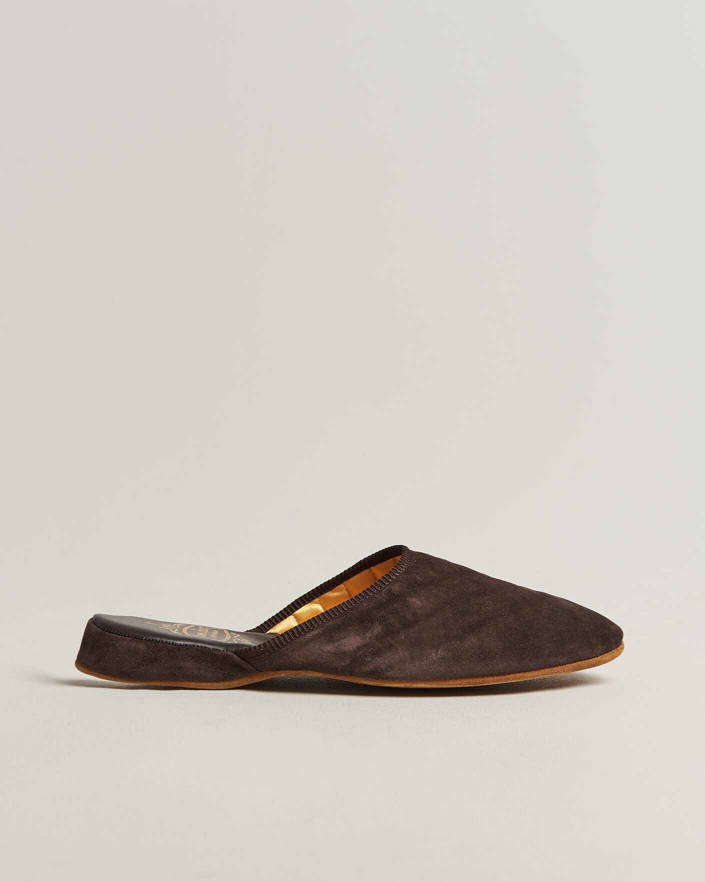 Mies | Sandaalit ja tohvelit | Bowhill & Elliott | Mule Slipper Quilt Lining Chocolate Suede