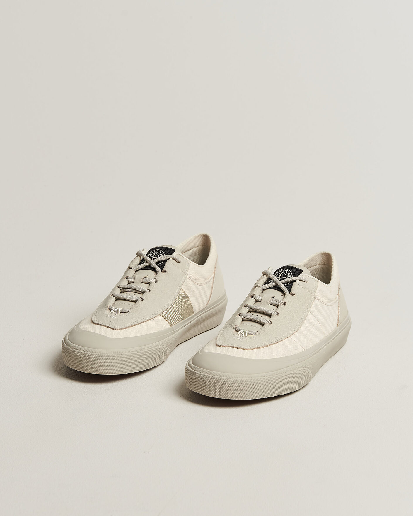 Mies | Tennarit | Stone Island | Low Top Canvas Sneaker Ivory