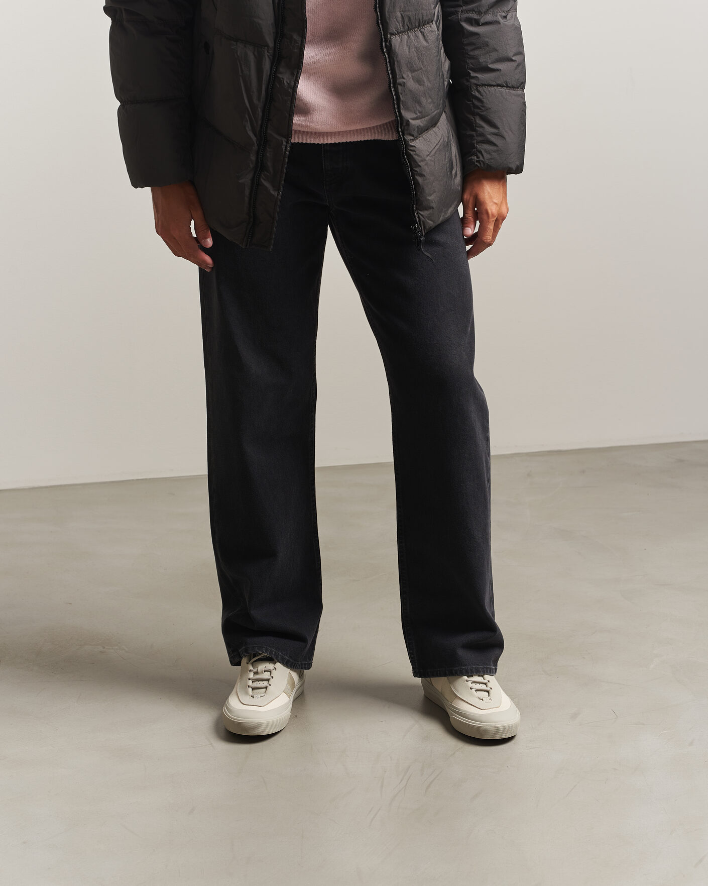 Mies | Tennarit | Stone Island | Low Top Canvas Sneaker Ivory