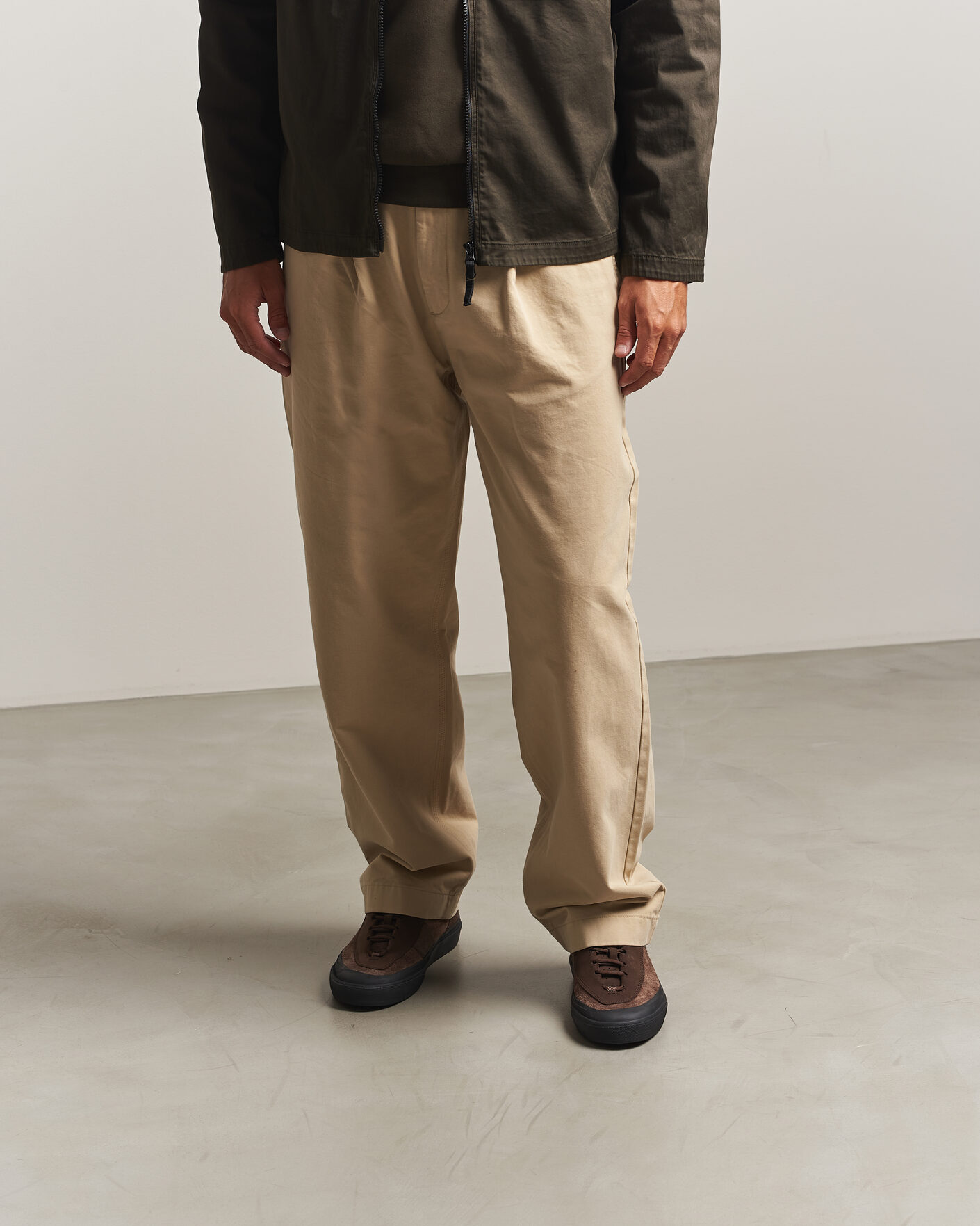 Mies | Tennarit | Stone Island | Low Top Suede Sneaker Umber