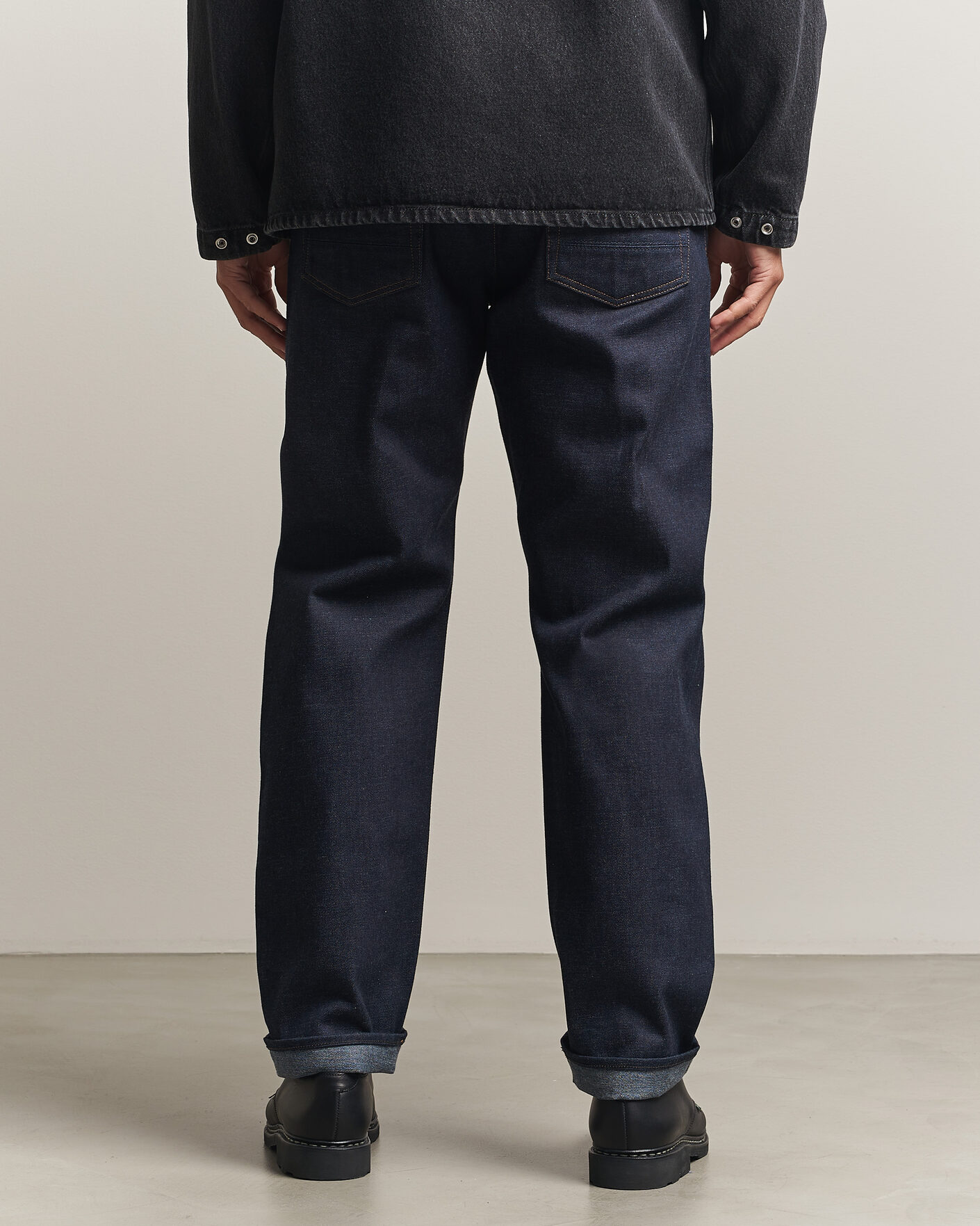 Mies | Farkut | Stone Island | Regular Straight Fit Selvedge Jeans Blue Raw