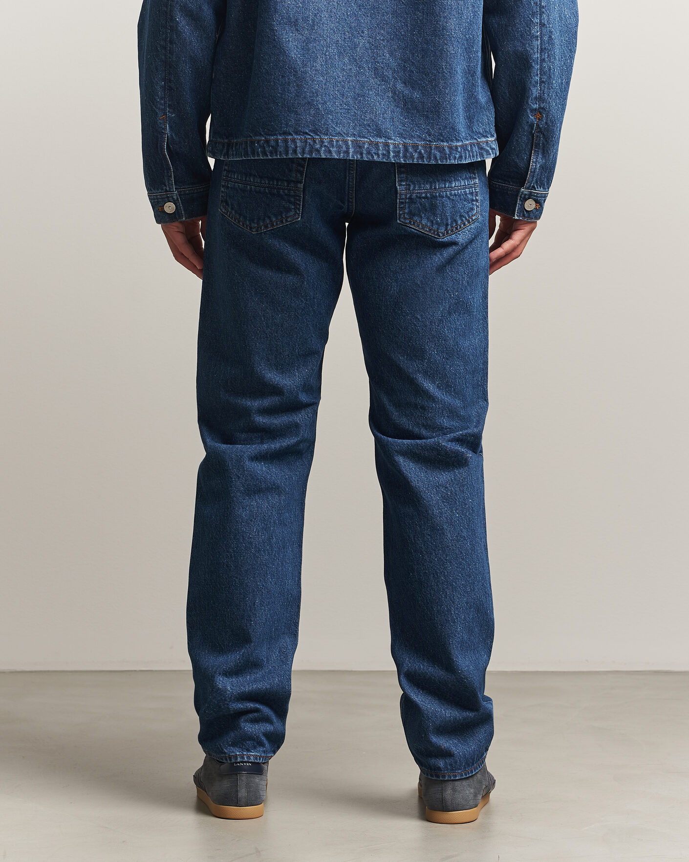 Mies | Farkut | Stone Island | Regular Straight Fit Indigo Jeans Blue Medium Wash